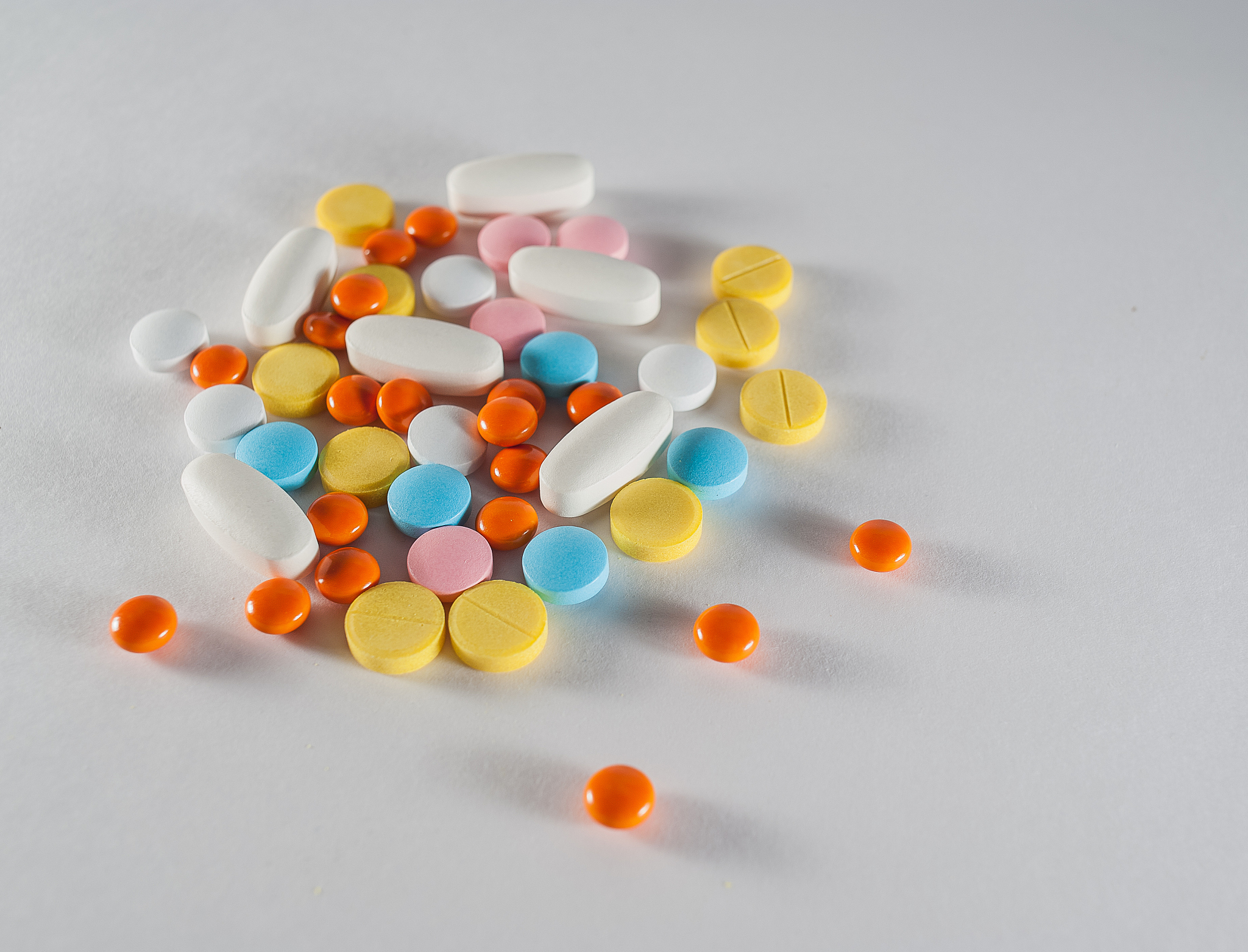 medicines: tablets, capsules and pills closeup