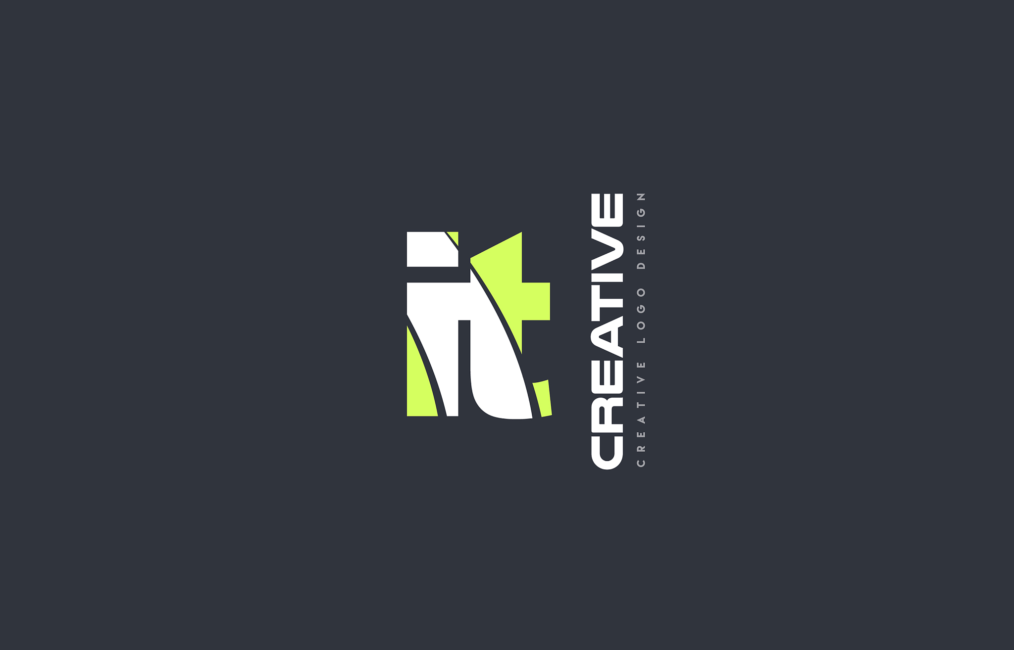 green letter it i t combination logo icon company