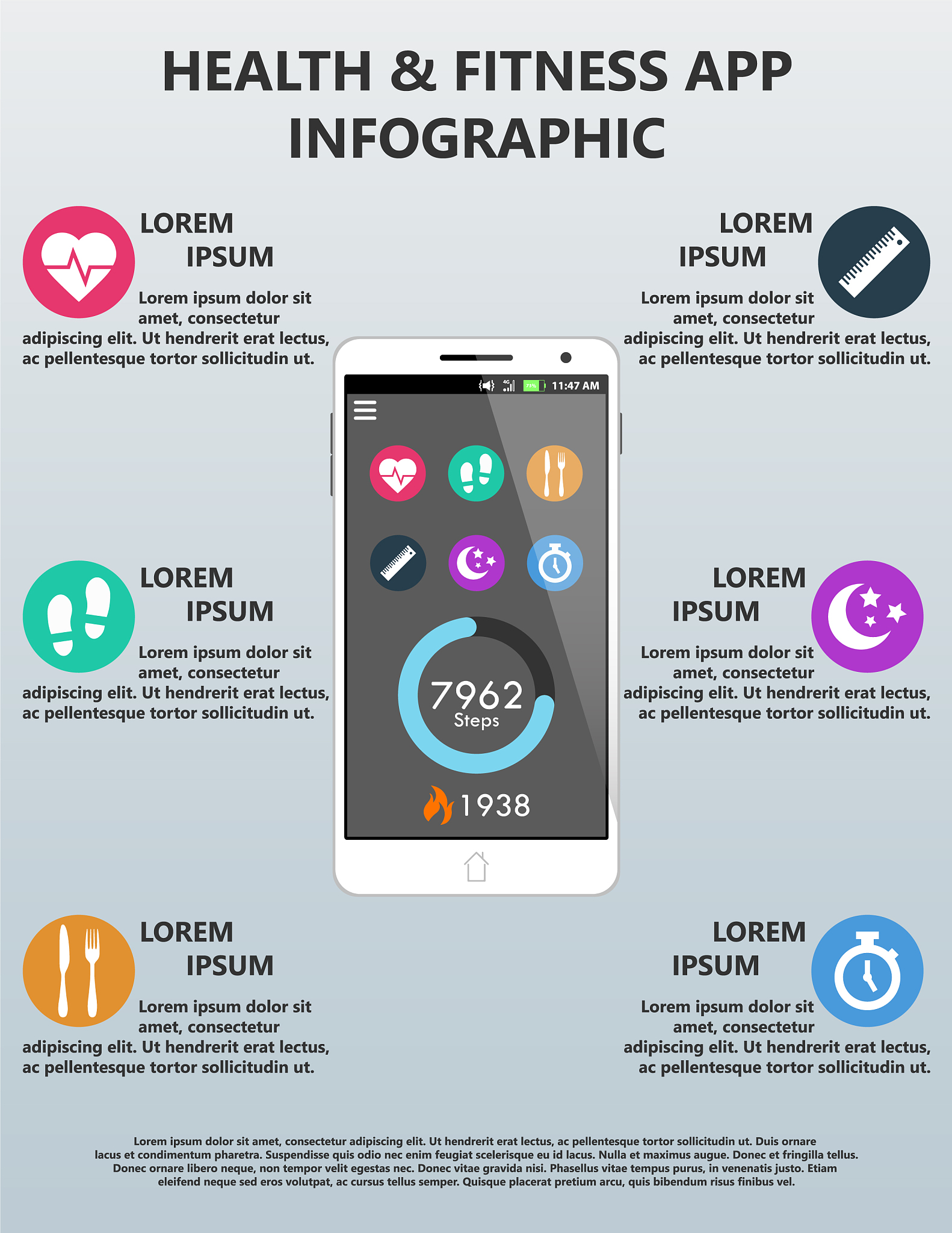 paraphrase itThis is an advertisement for a software used to record daily health status Take the first half of medical and tracking and let the user know what the software is for at a glance
