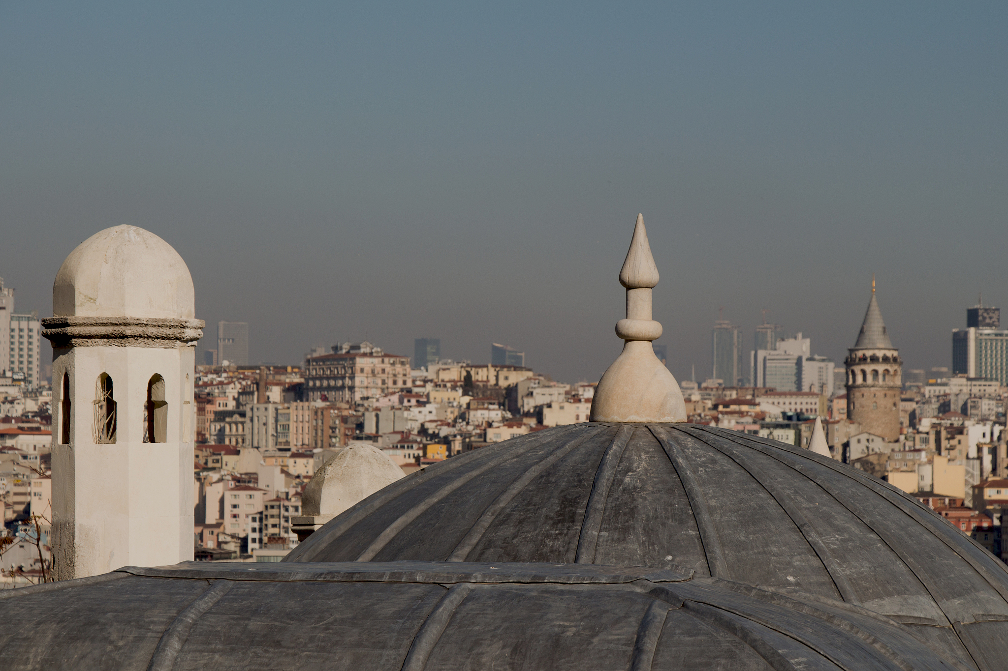 outer view of dome in ottoman architecture  in turkey