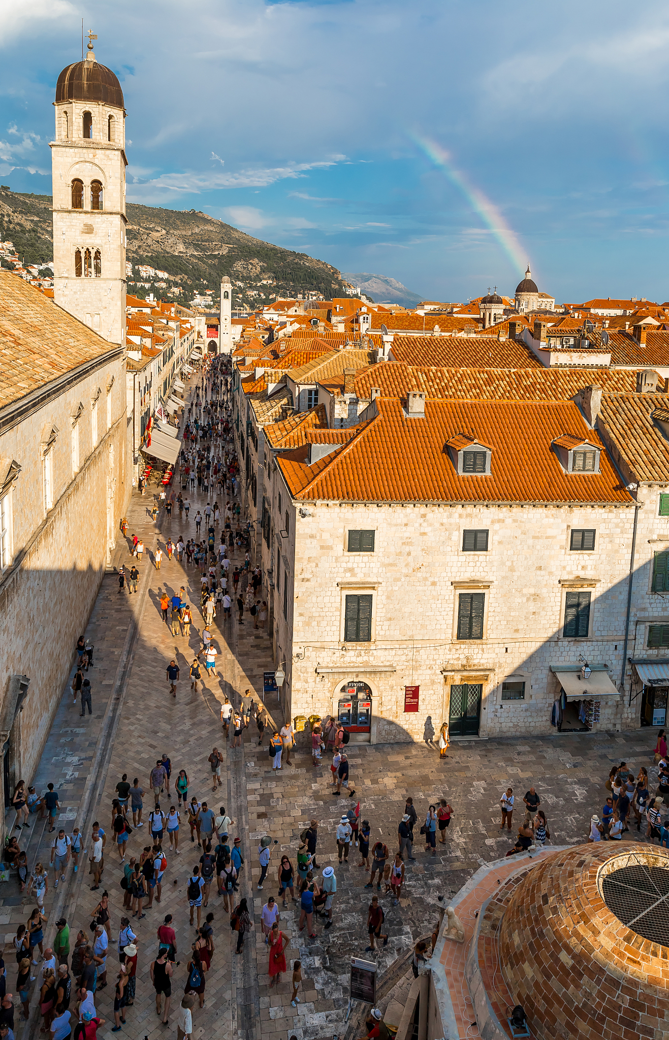view of dubrovnik in summer, croatia