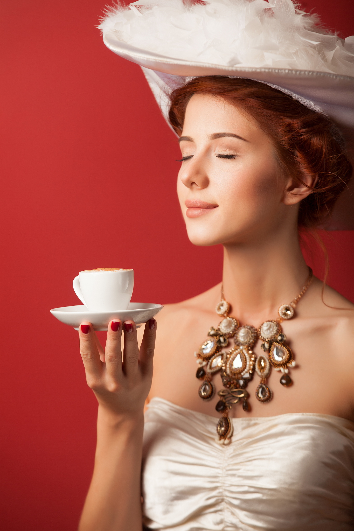 edwardian women with cup