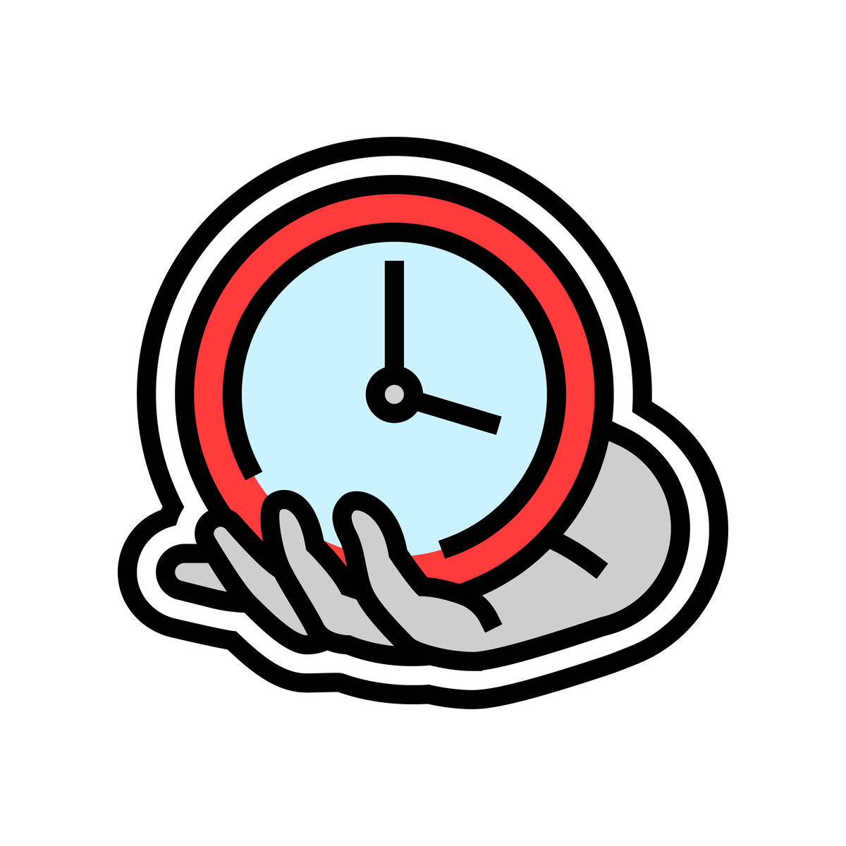 设置提醒：半小时后吃饭