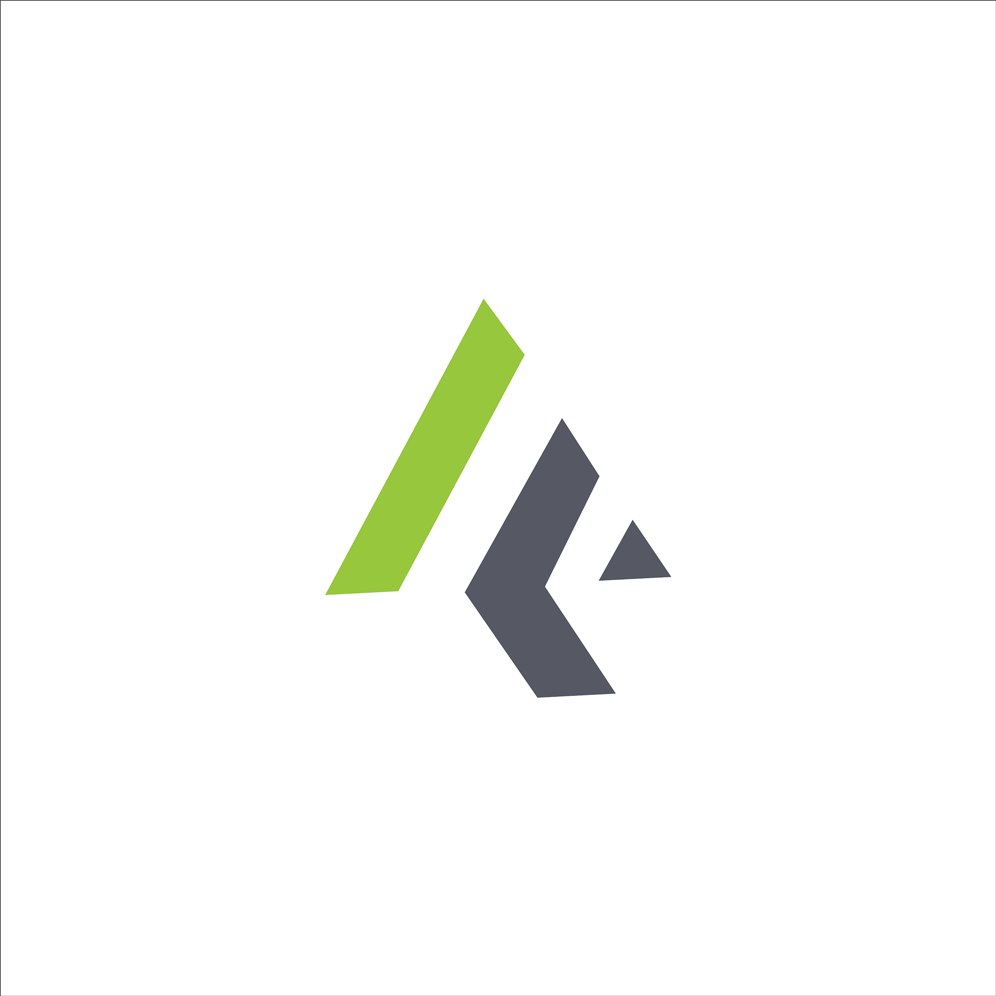 initial letter af or fa logo design template