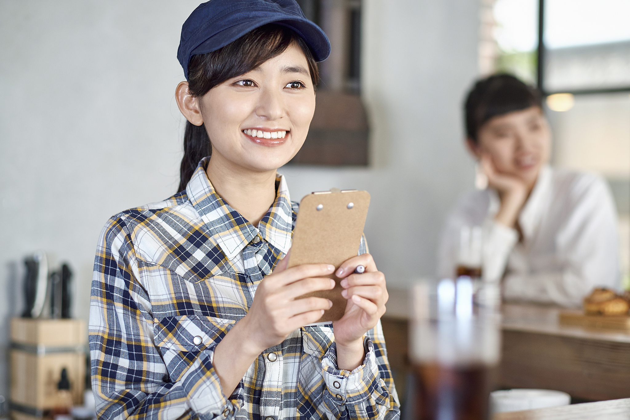 staff working at a cafe