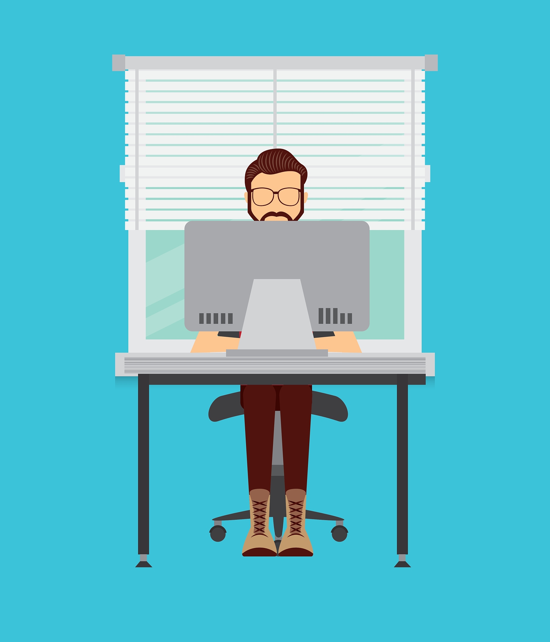 man working icon