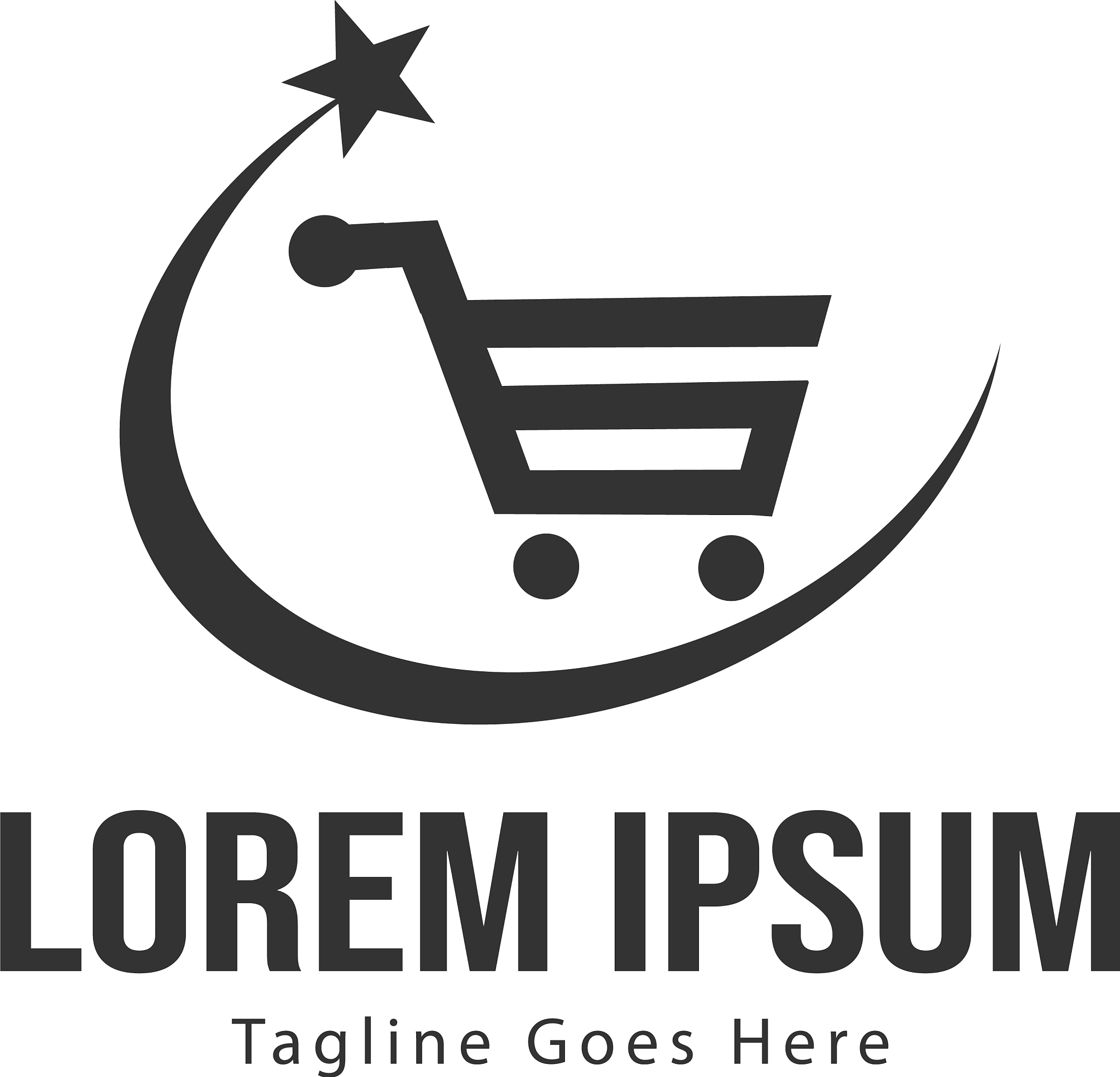 shopping logo template design shopping logo with