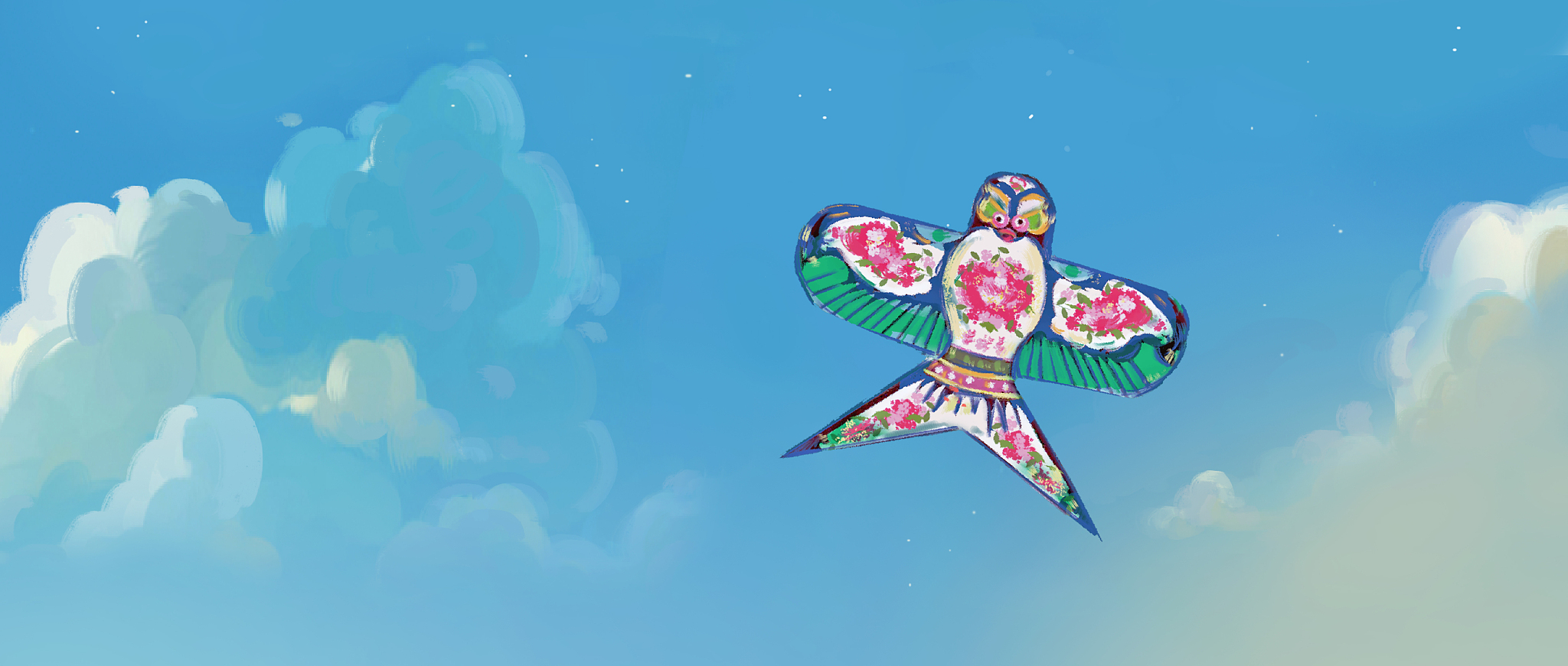 天空中的风筝