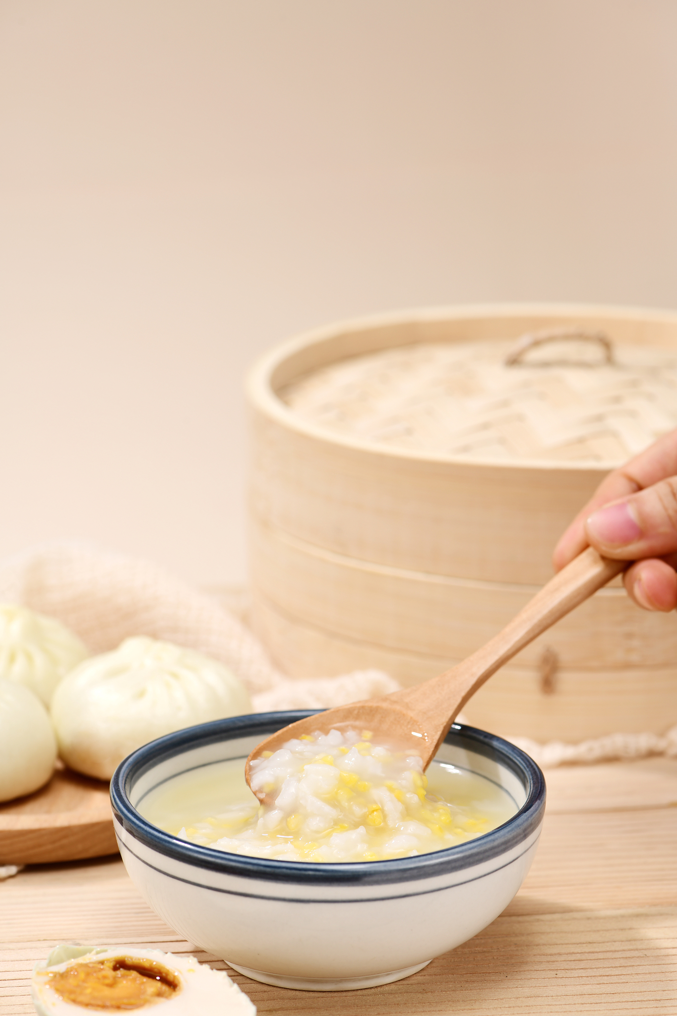 山药玉米羹包装设计：中国风插画，温暖舒适的味觉体验