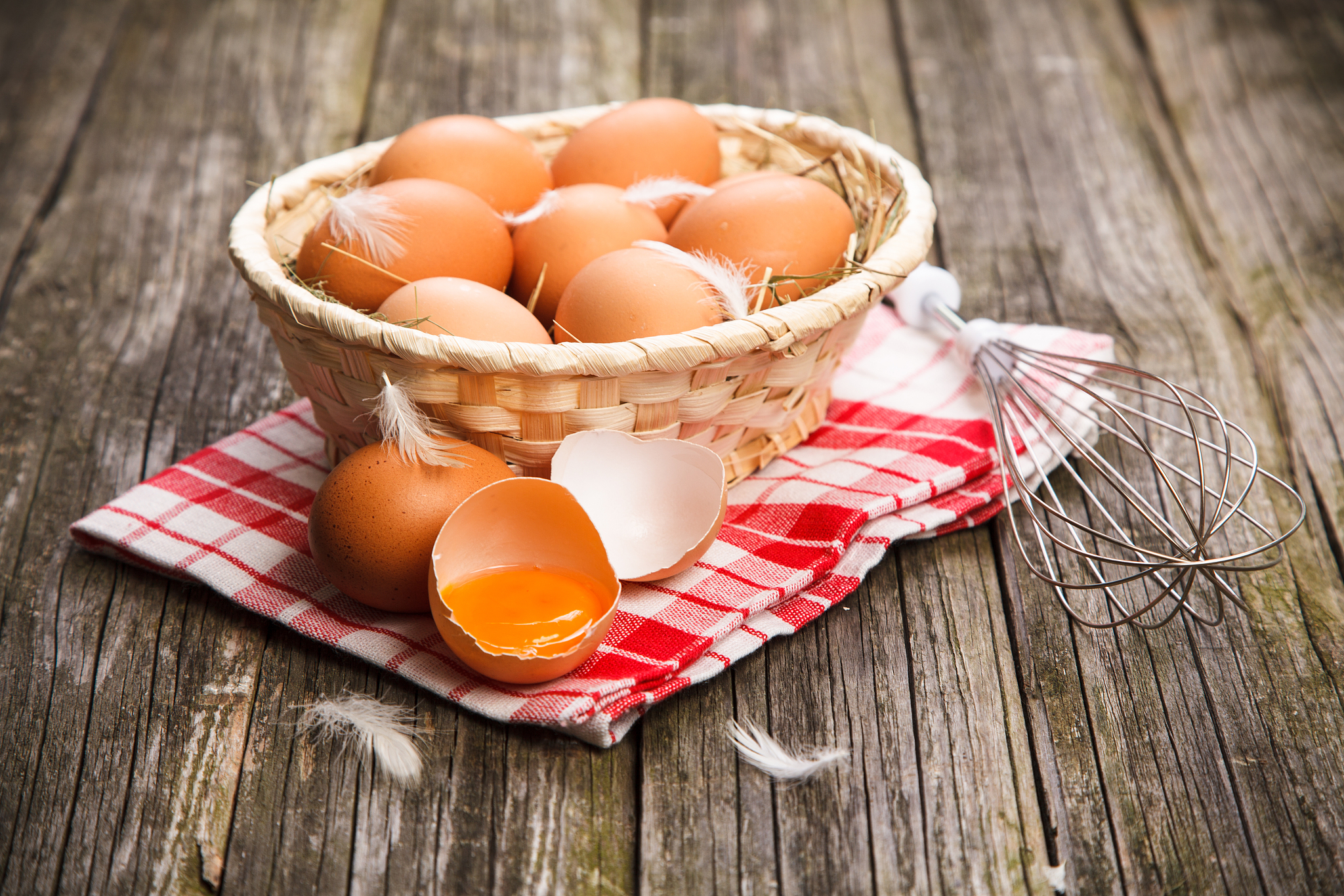 fresh organic eggs