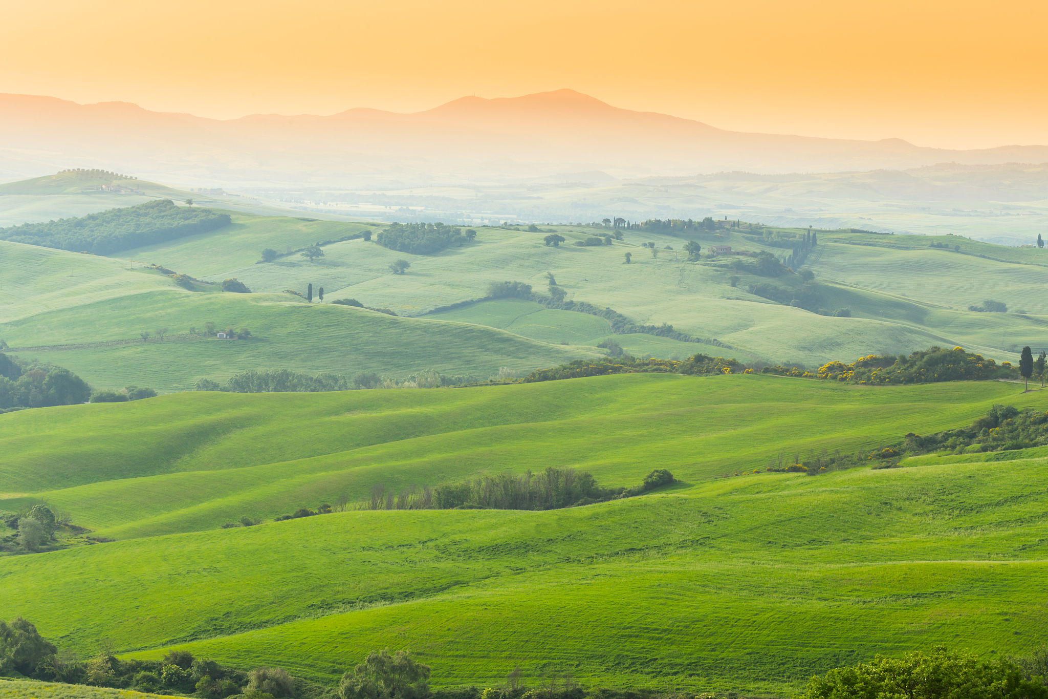 beautiful tuscany landscape