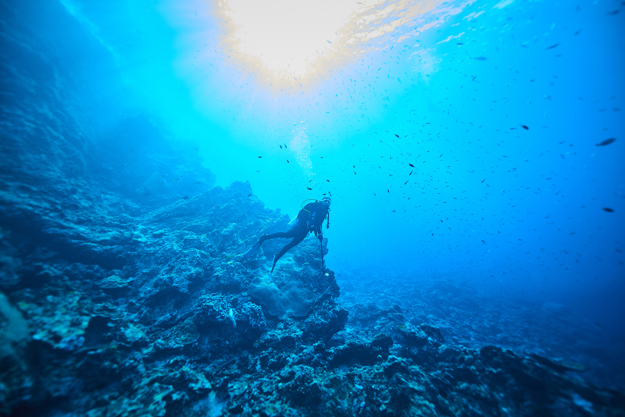 underwater