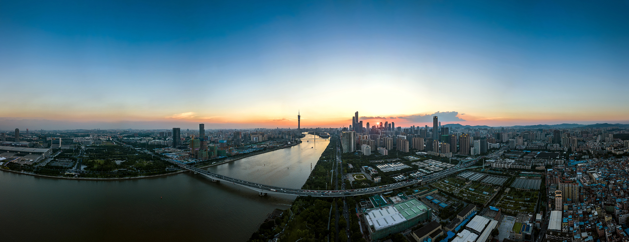 广东省广州城市风光