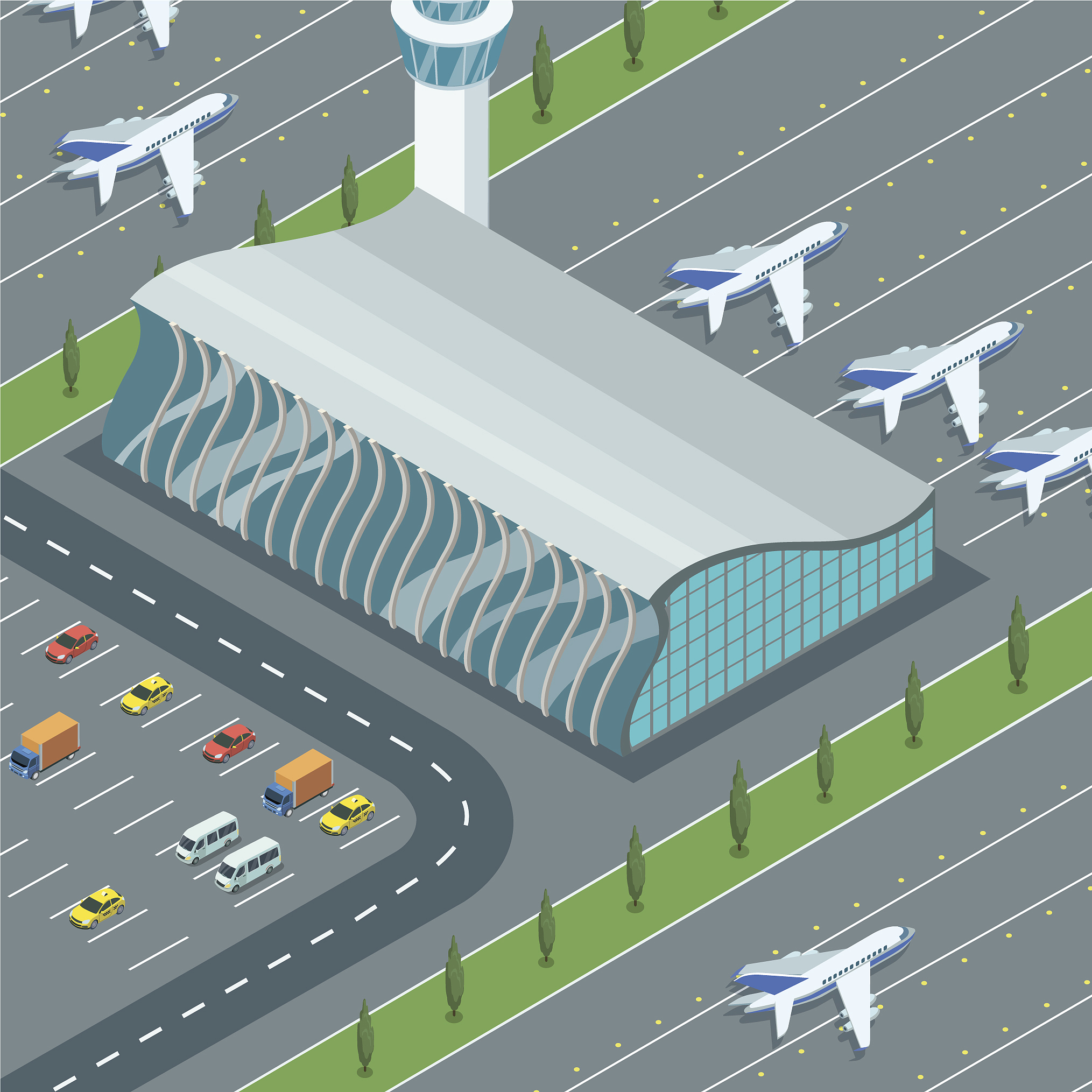 机场：航空交通枢纽，助力全球连接