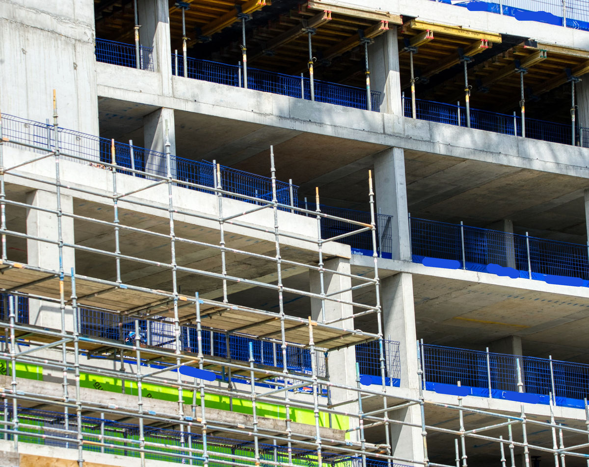 一种建筑构件堆放架