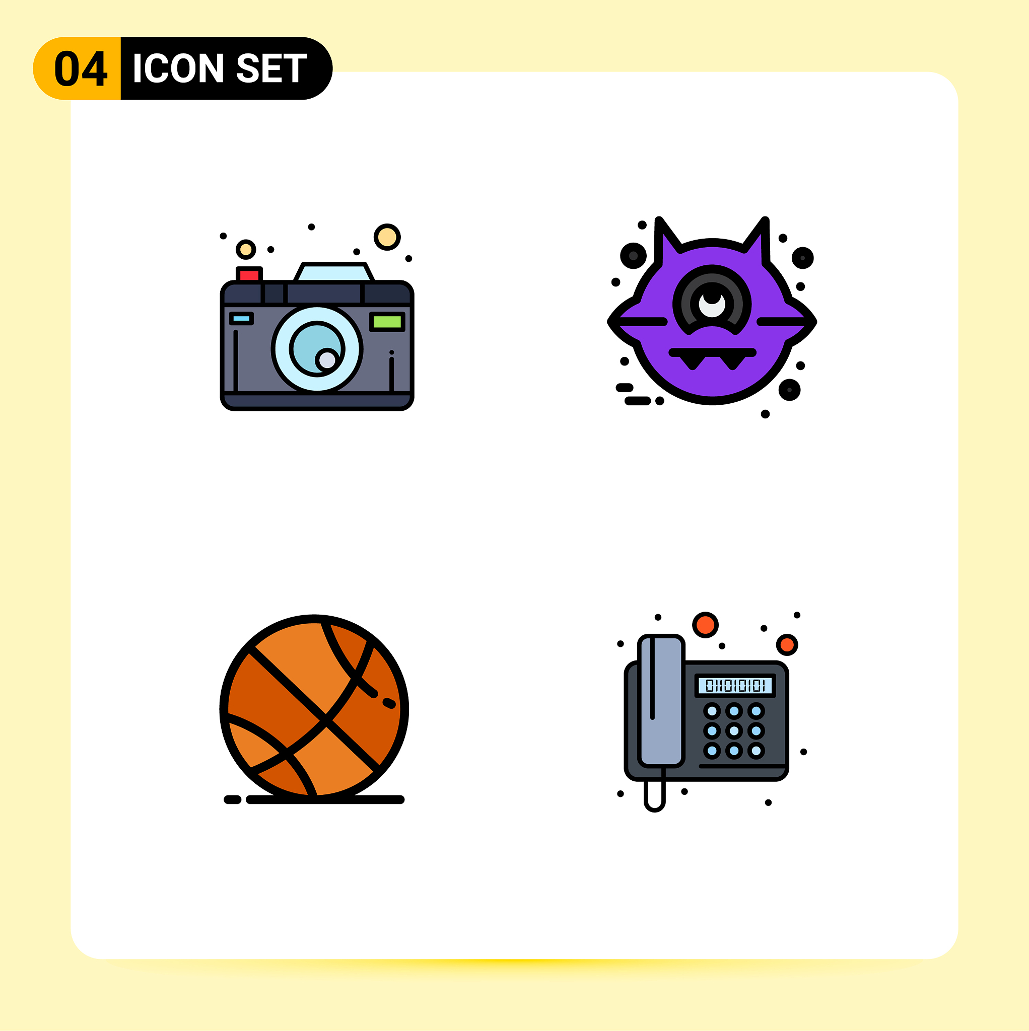 universal icon symbols group 4 modern