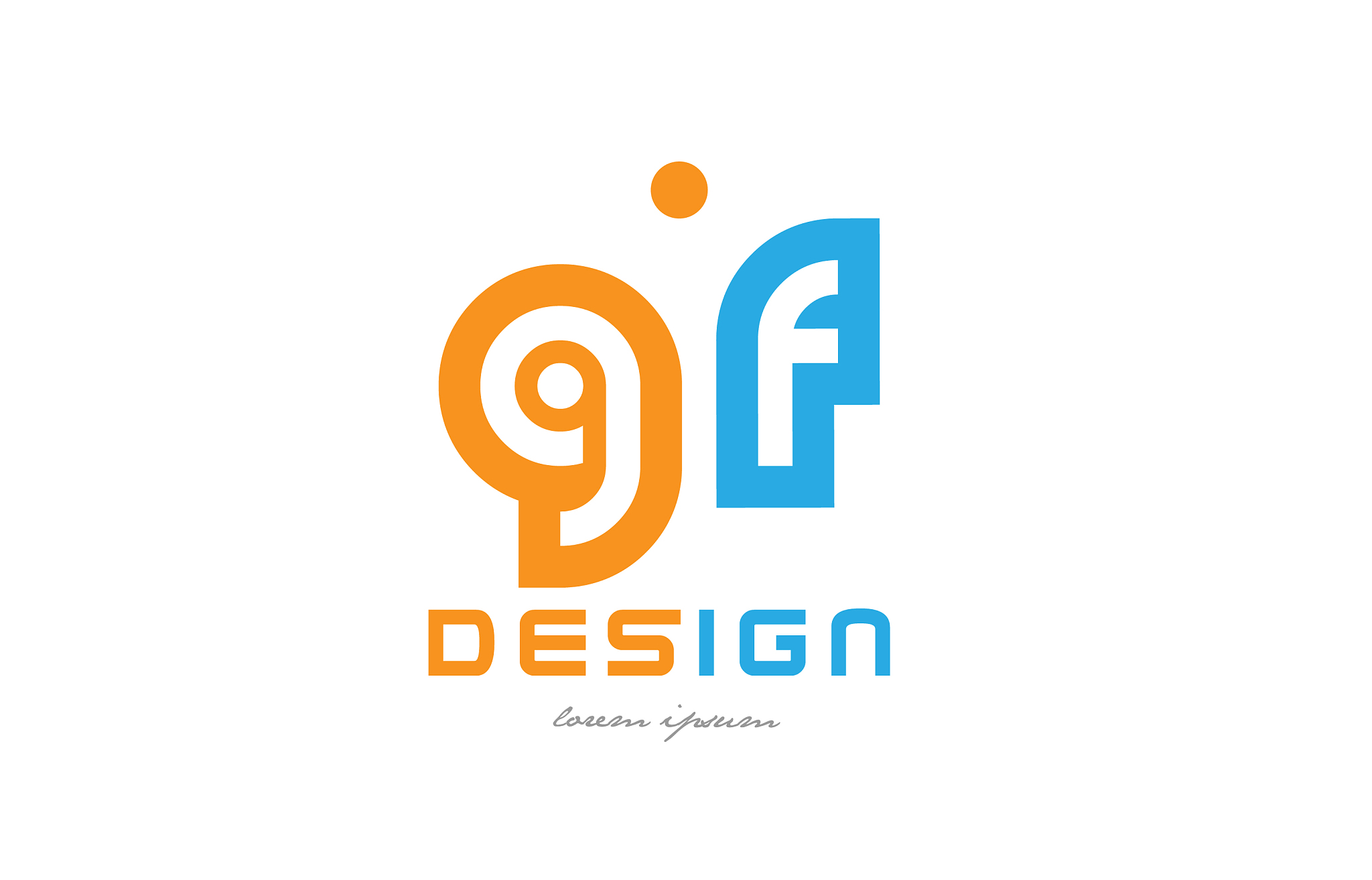 字母,<strong>品牌</strong>名称,蓝色,英文字母f,英文字母g,白色,创造力,商务,文字