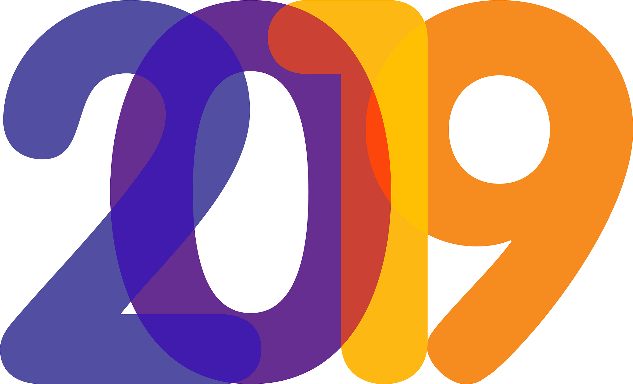 文字,2019,彩色图片,新的,白色背景,事件,请柬,贺卡,传单,新年前夕