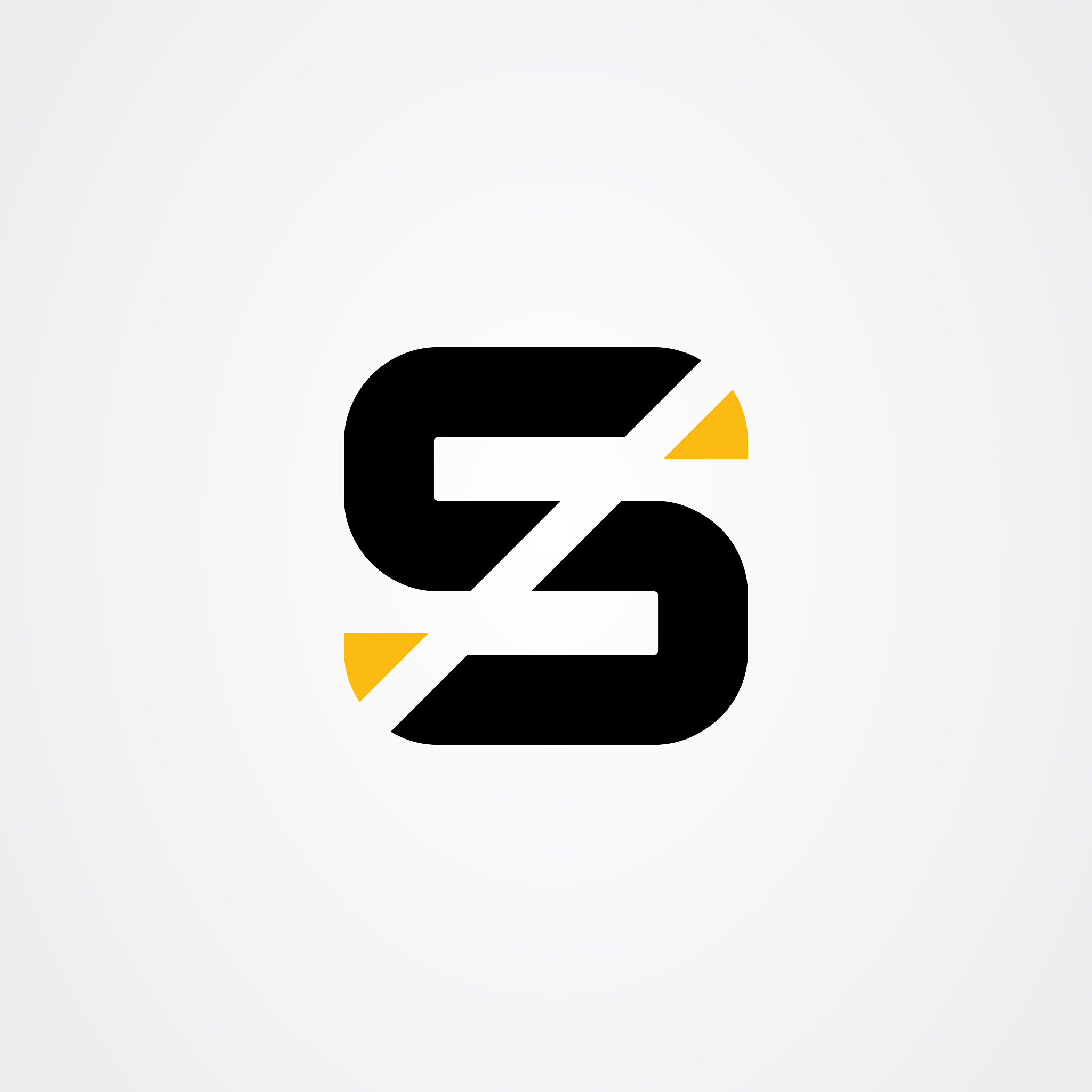 s letter logo design template