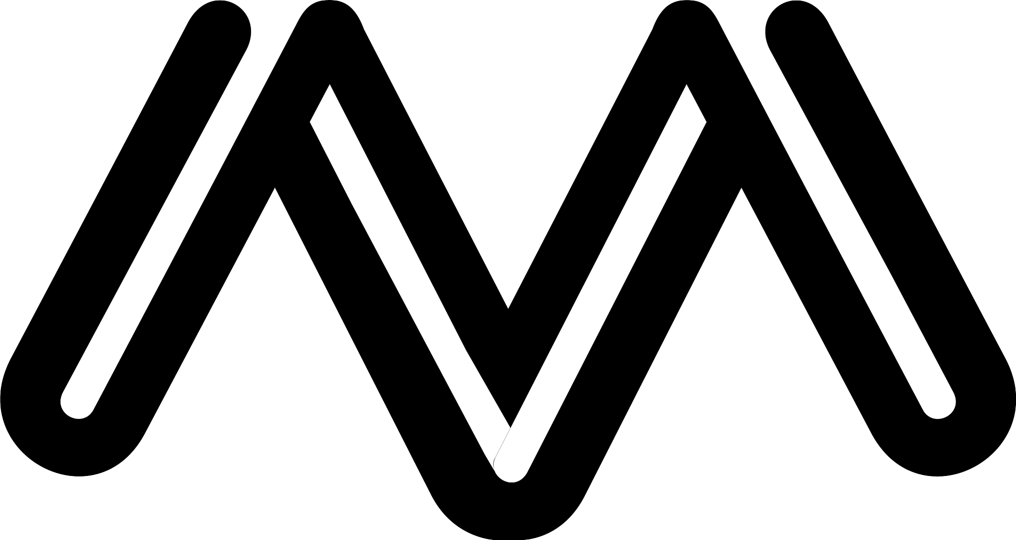 letter m icon alphabet symbol