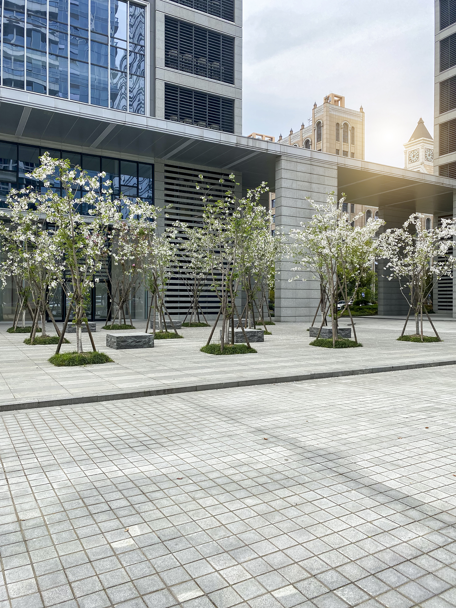 校园中庭设计具体施工设计材料使用