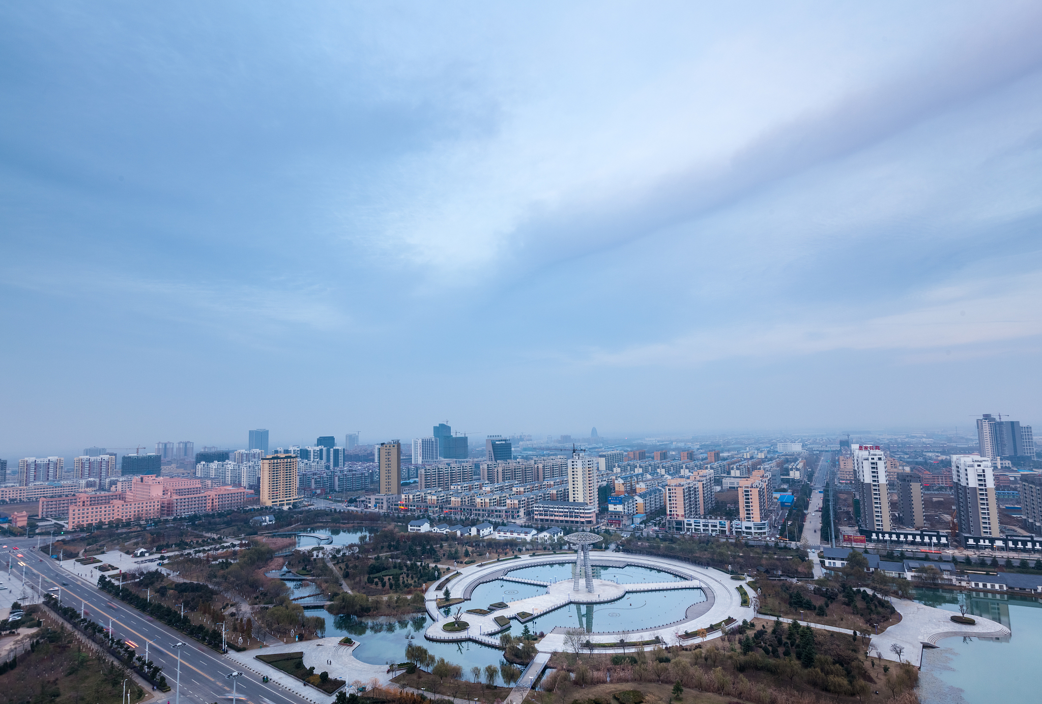 江苏盱眙城市夜景风光