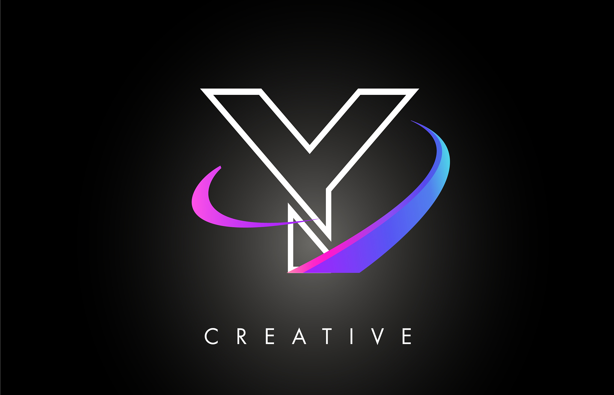 y trendy modern letter logo design monogram and