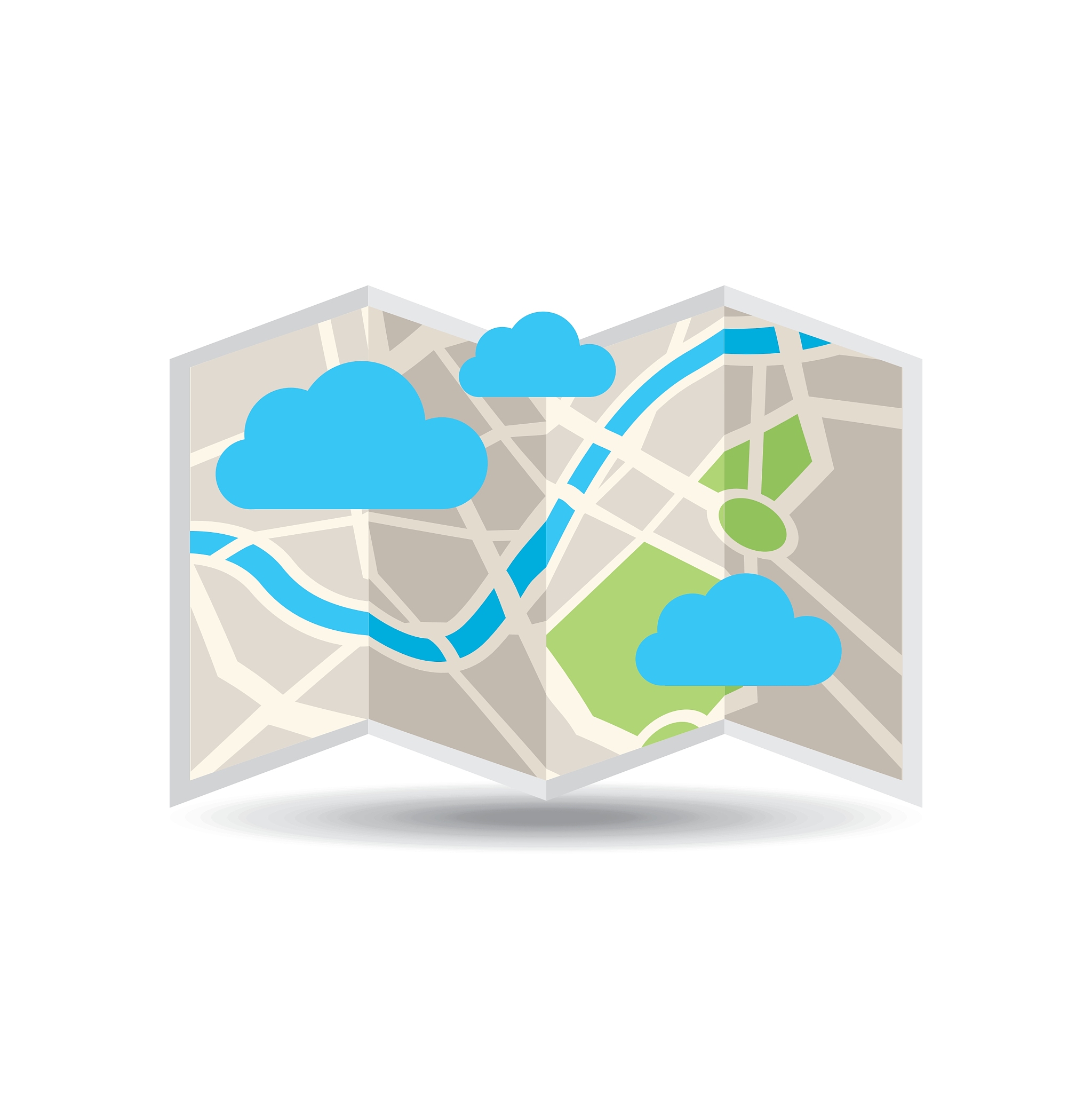 location on map design