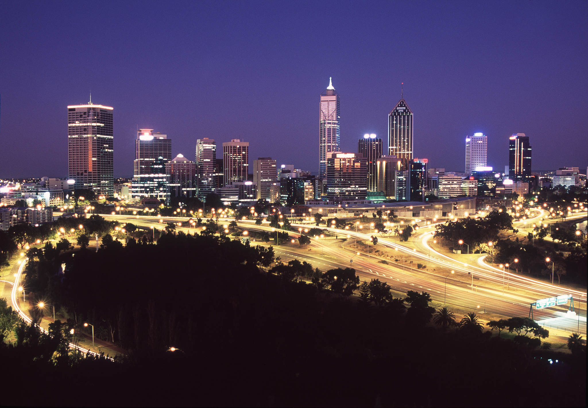 perth at night