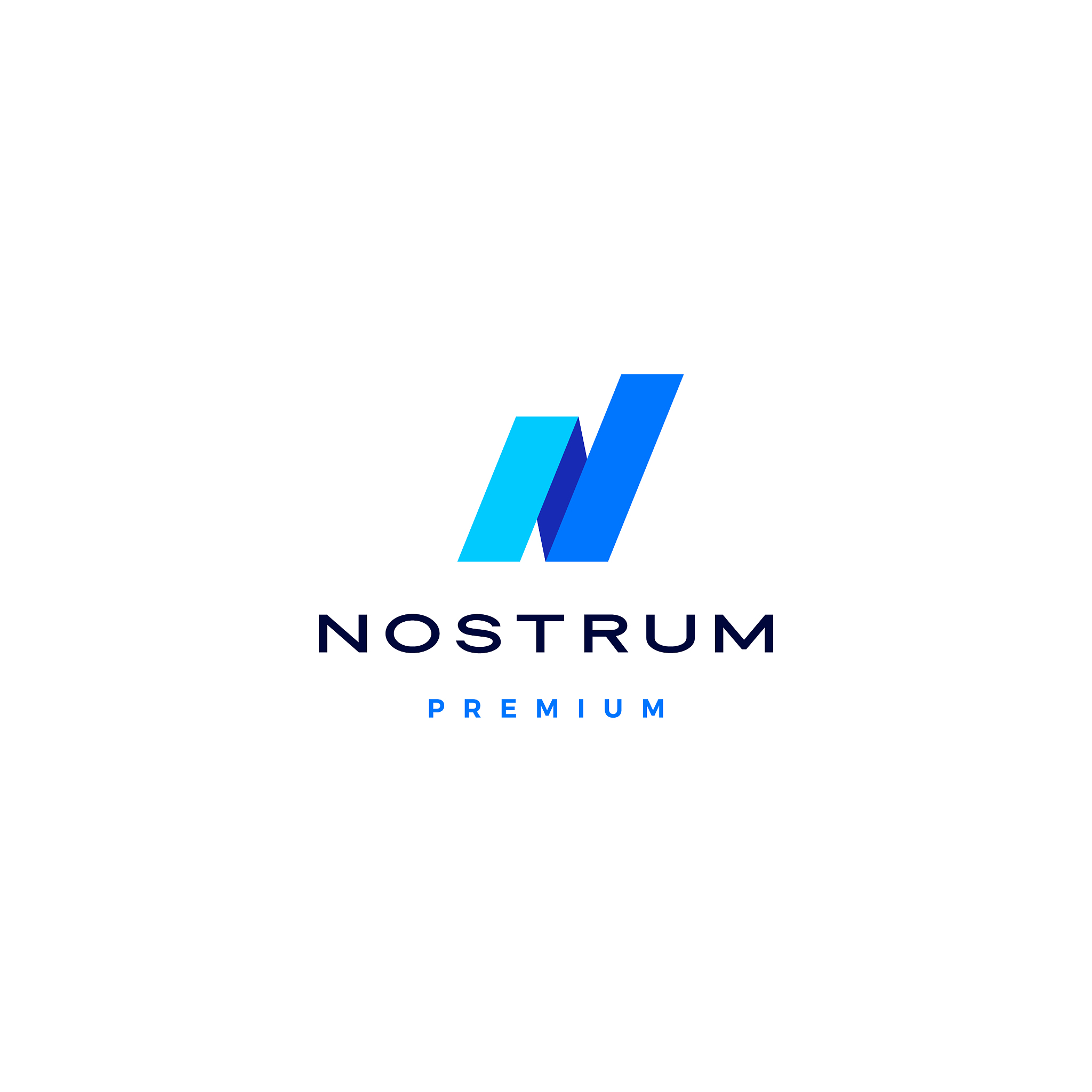 n letter initial logo icon