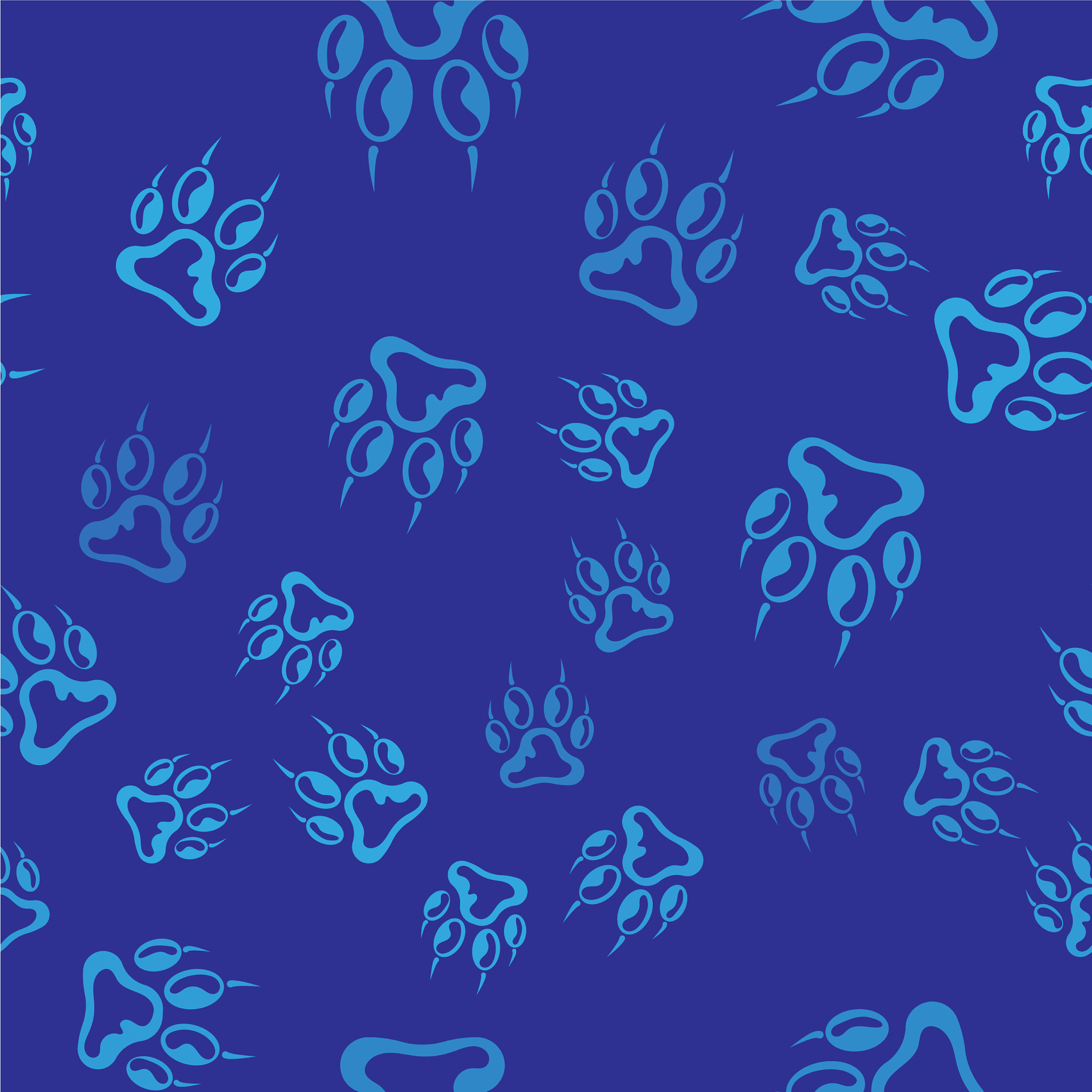 以蓝色脚印为素材写一篇50字的童诗