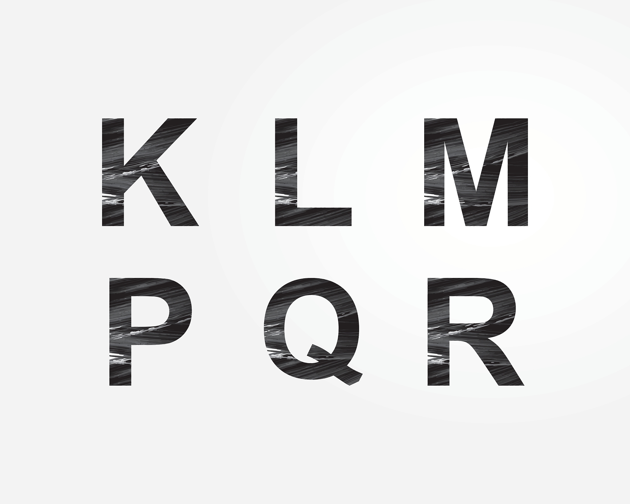 stylized font