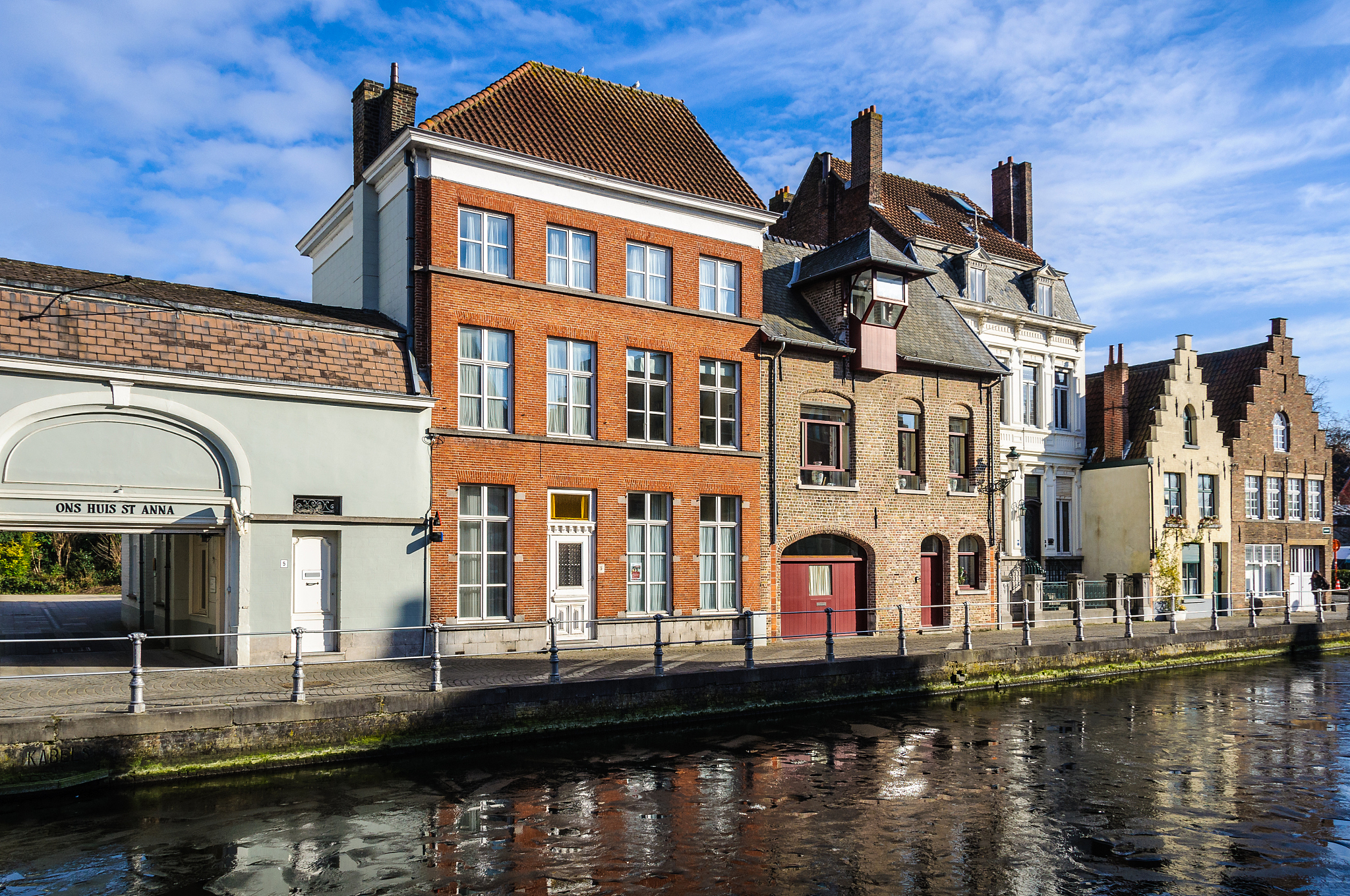 flemish buildings in the unesco world heritage town of bruges, b