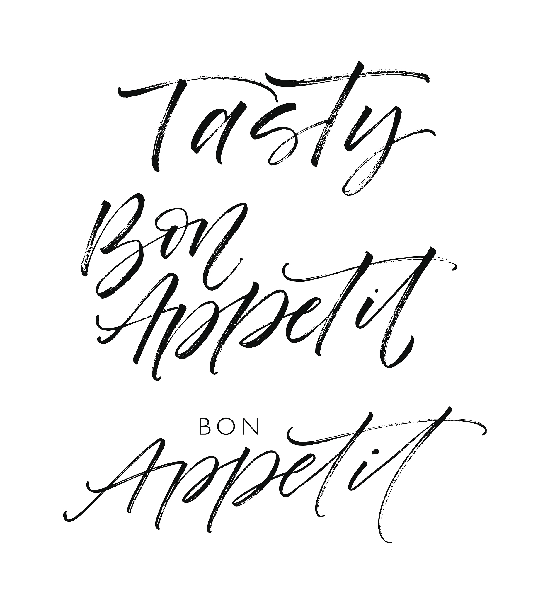 tasty and bon appetit card.