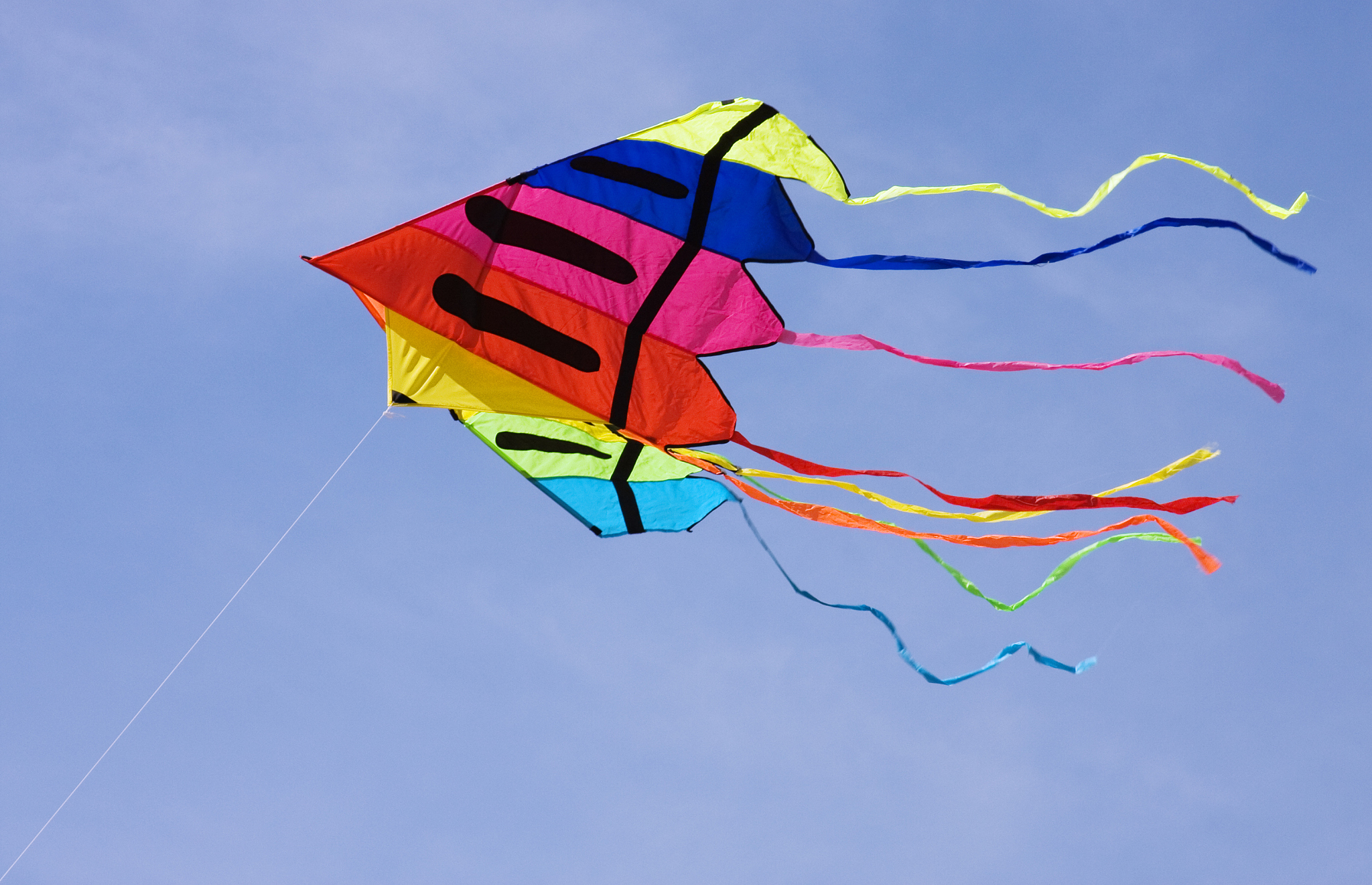 multicoloured kite