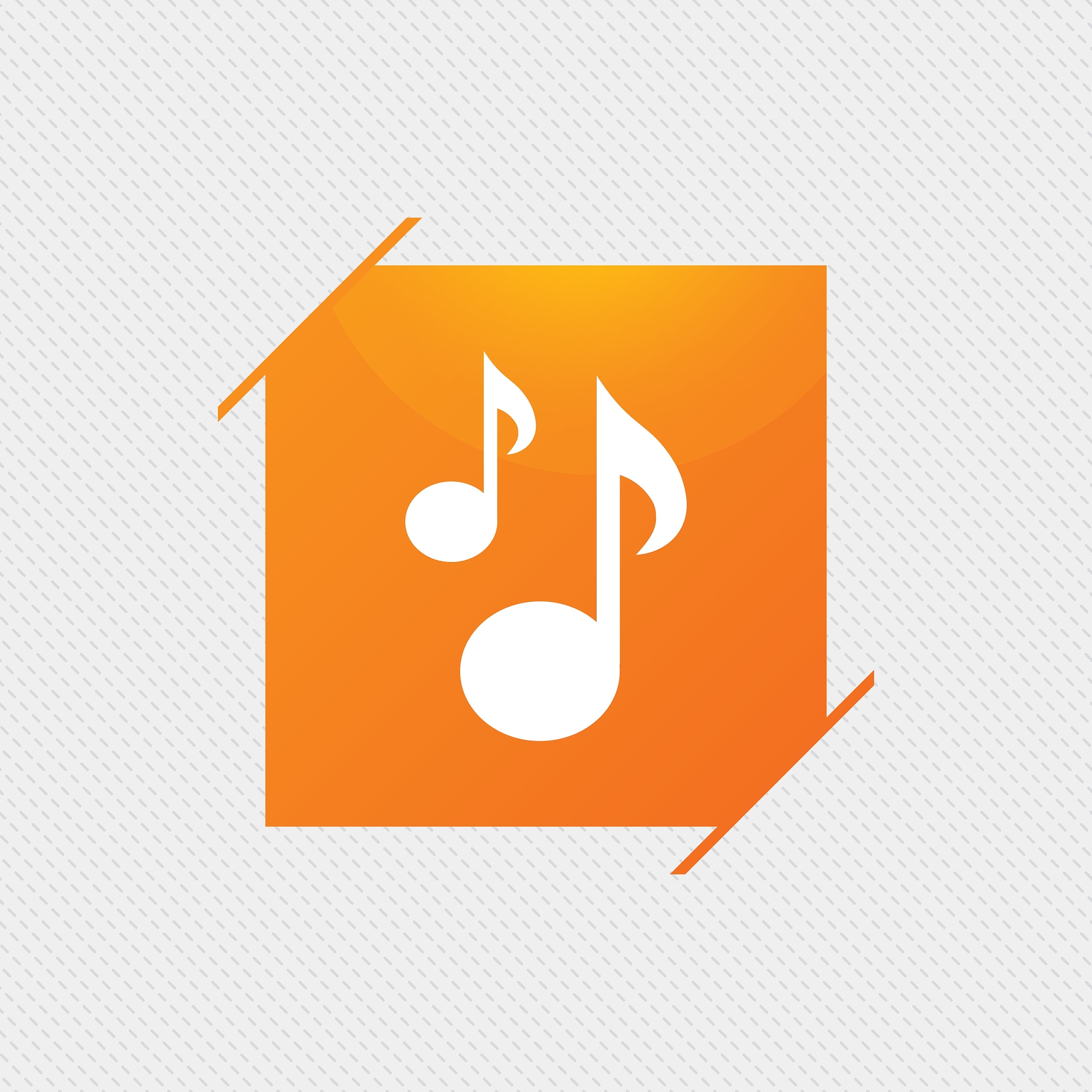 music notes sign icon musical symbol