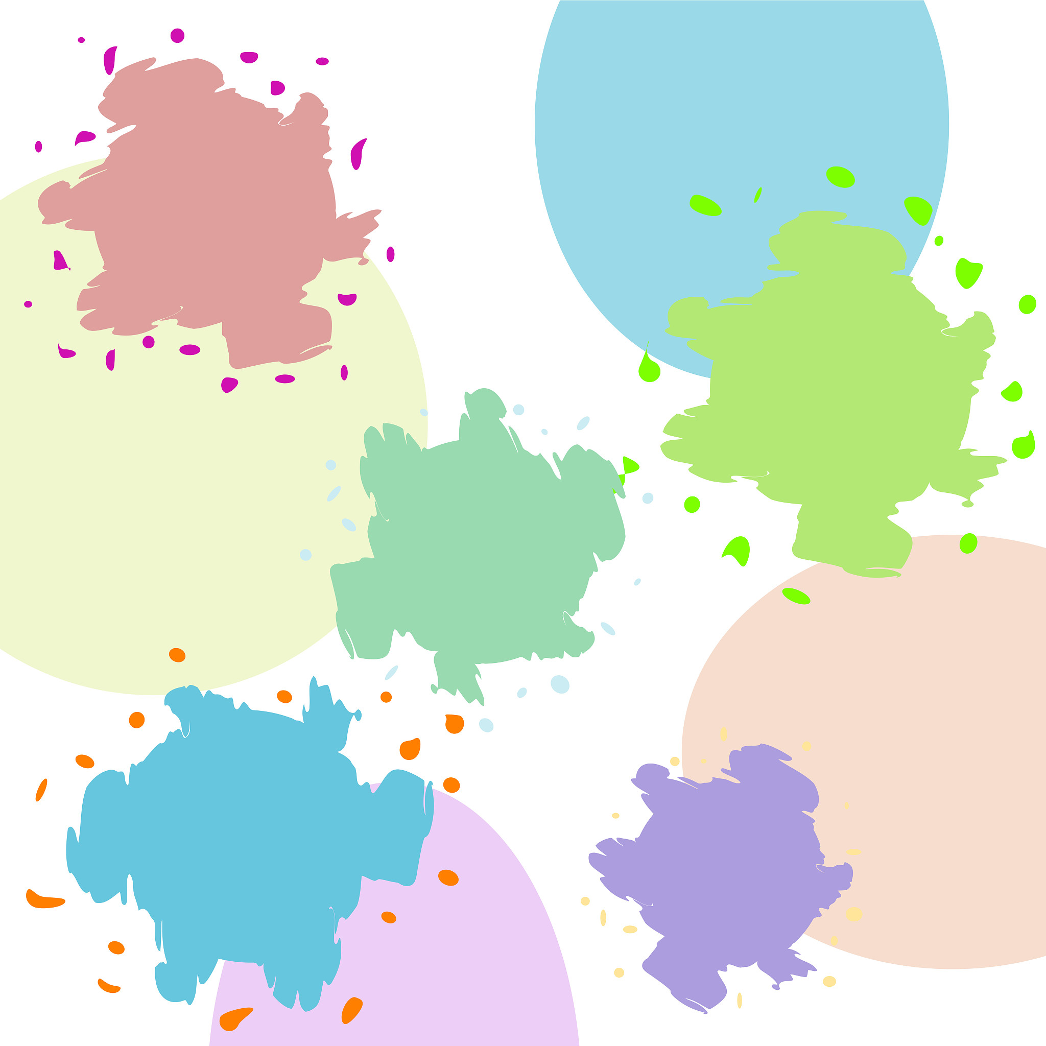 multicolored blots on a abstract background