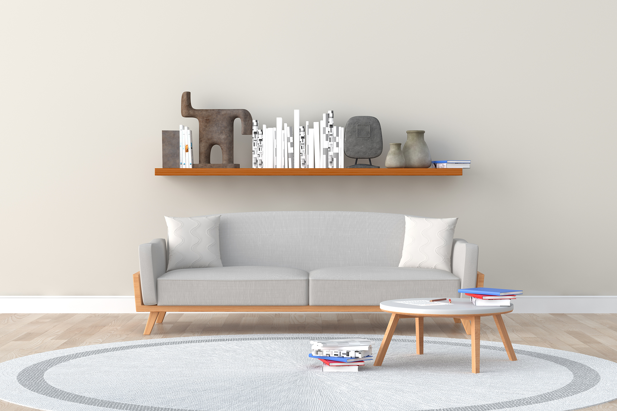 3d rendering room
