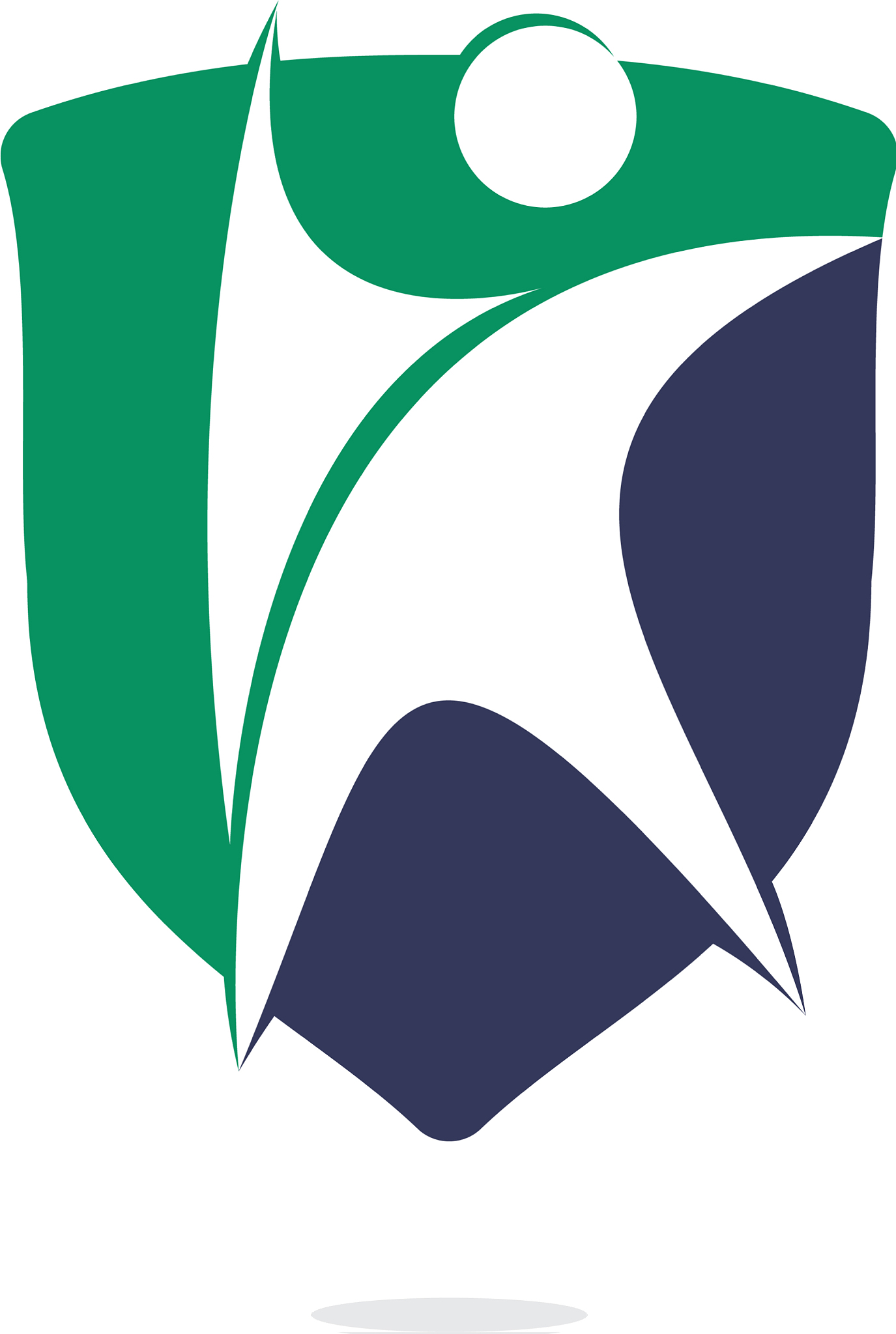 human character health logo design