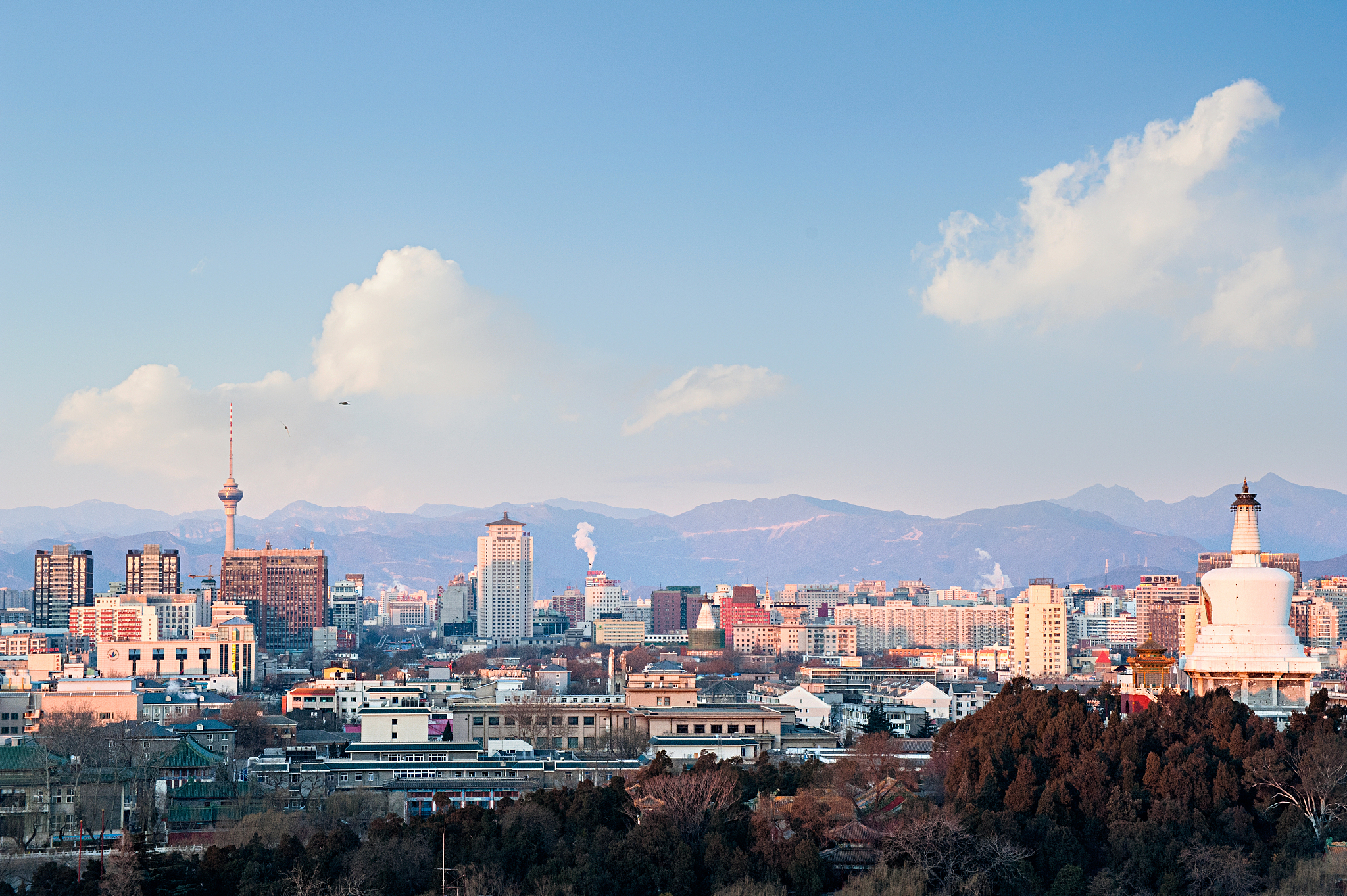 北京清晨