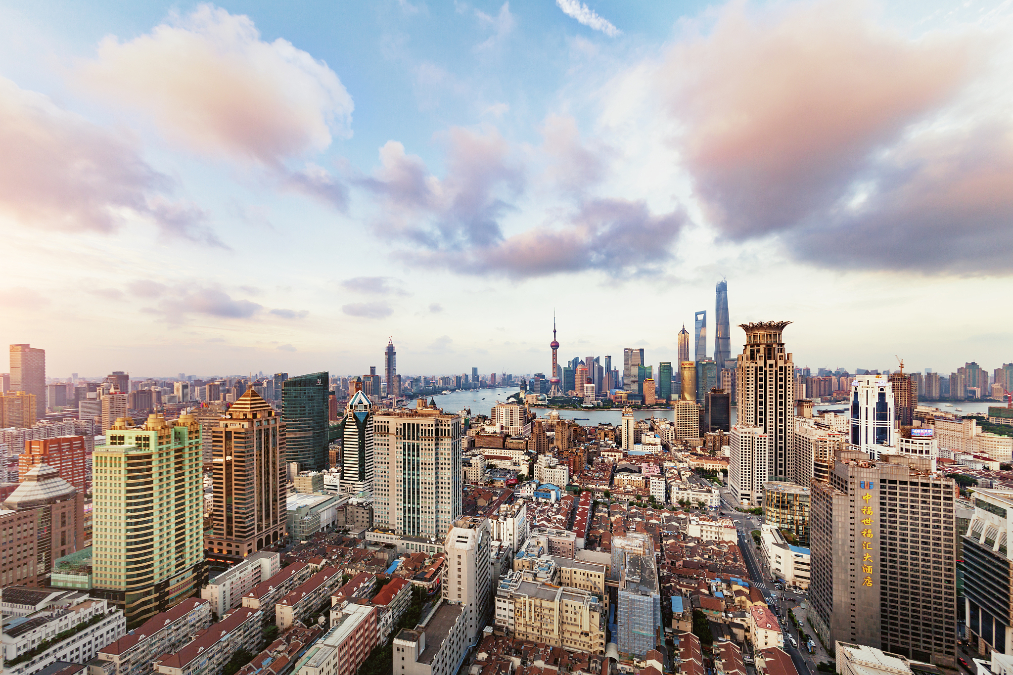 上海地标建筑高清全画幅图片