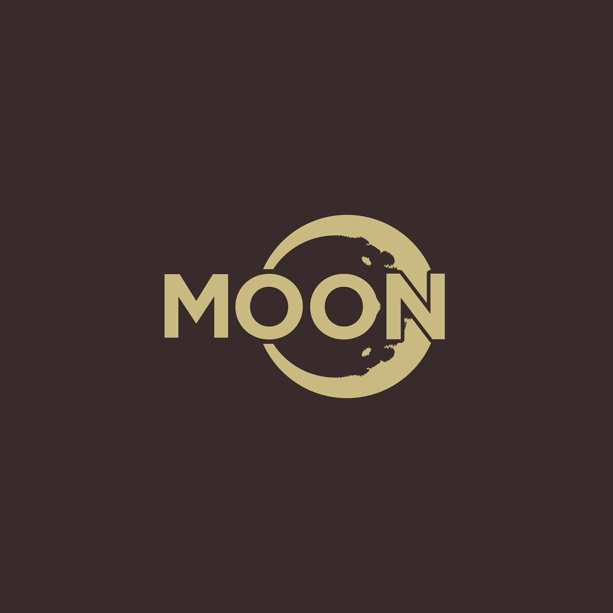 moon word mark logo design inspiration