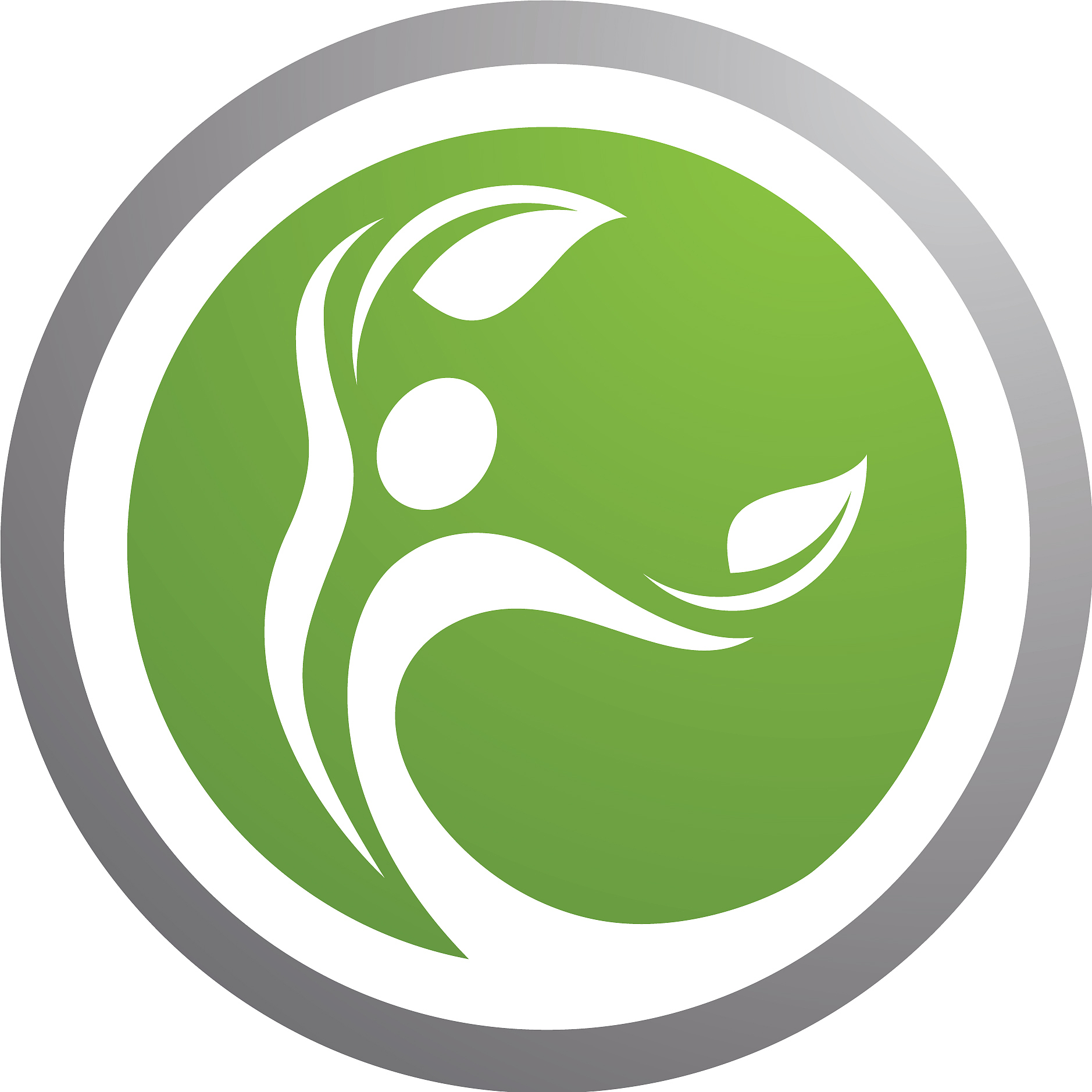 human character logo sign health care logo sign