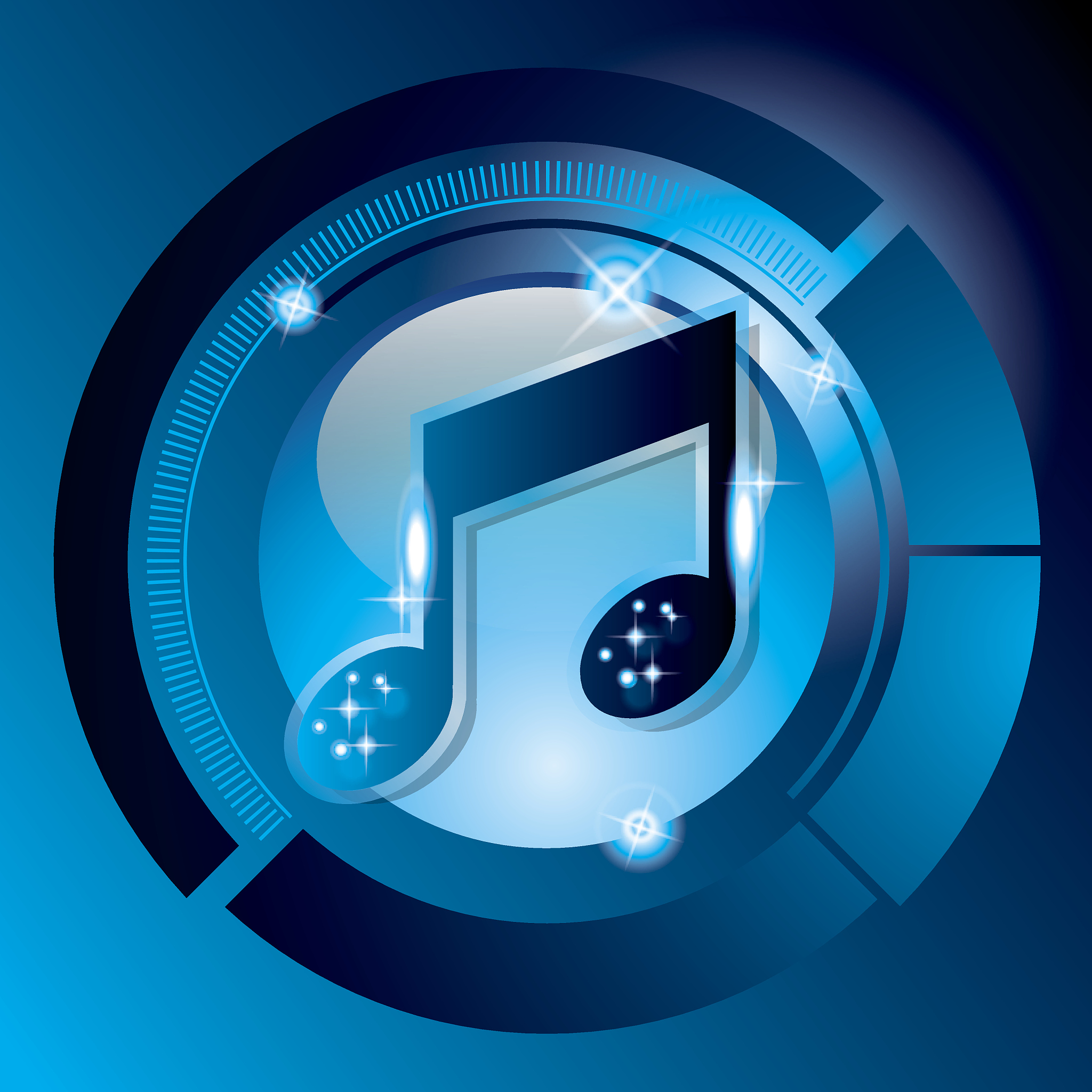 music note background