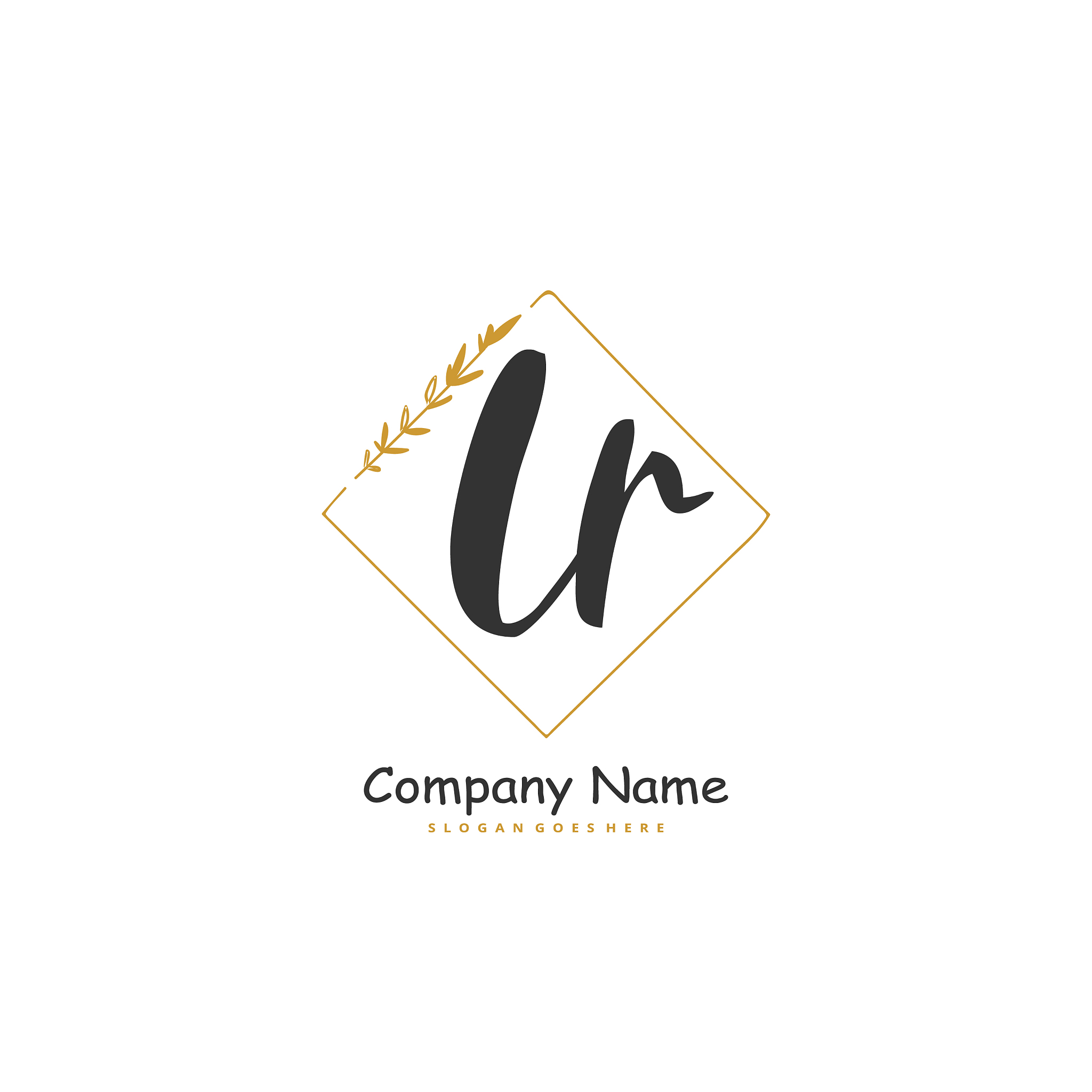 l r lr initial handwriting and signature logo