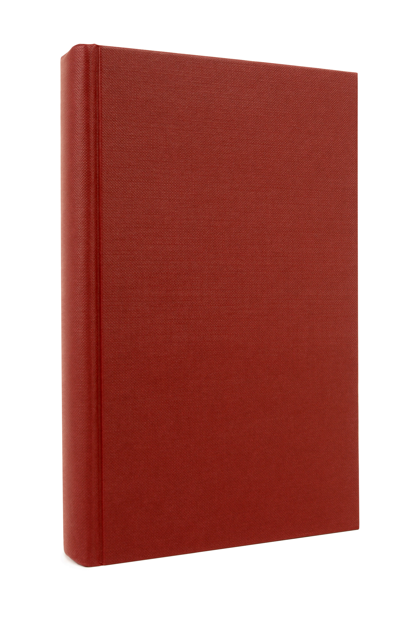 burgundy red hardback book