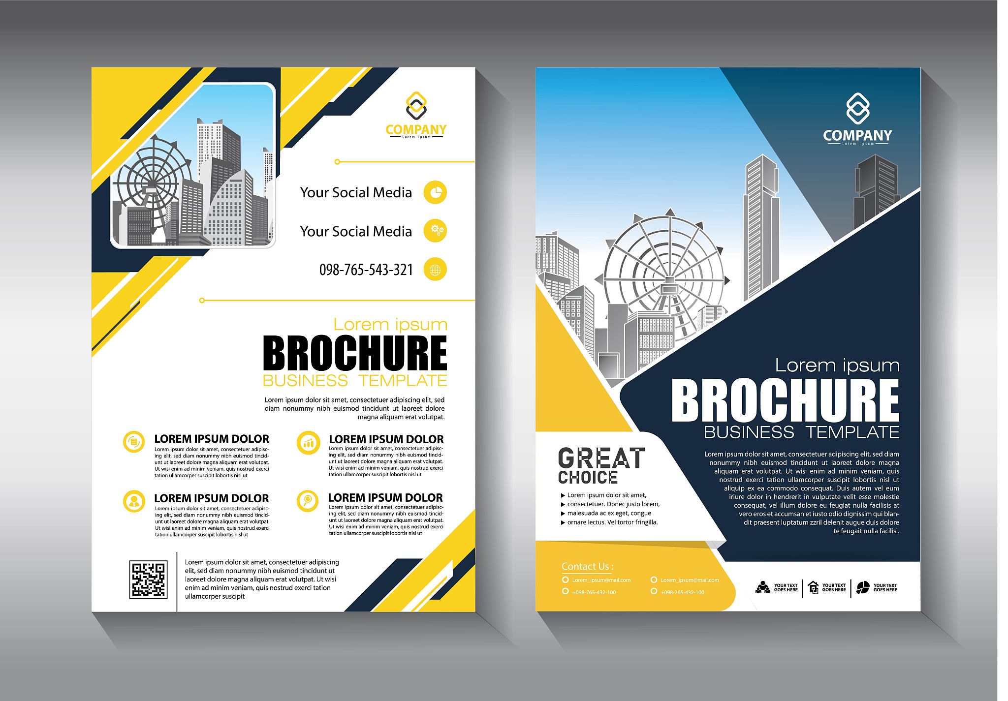 brochure design, cover modern layout, annual report, poster, fly
