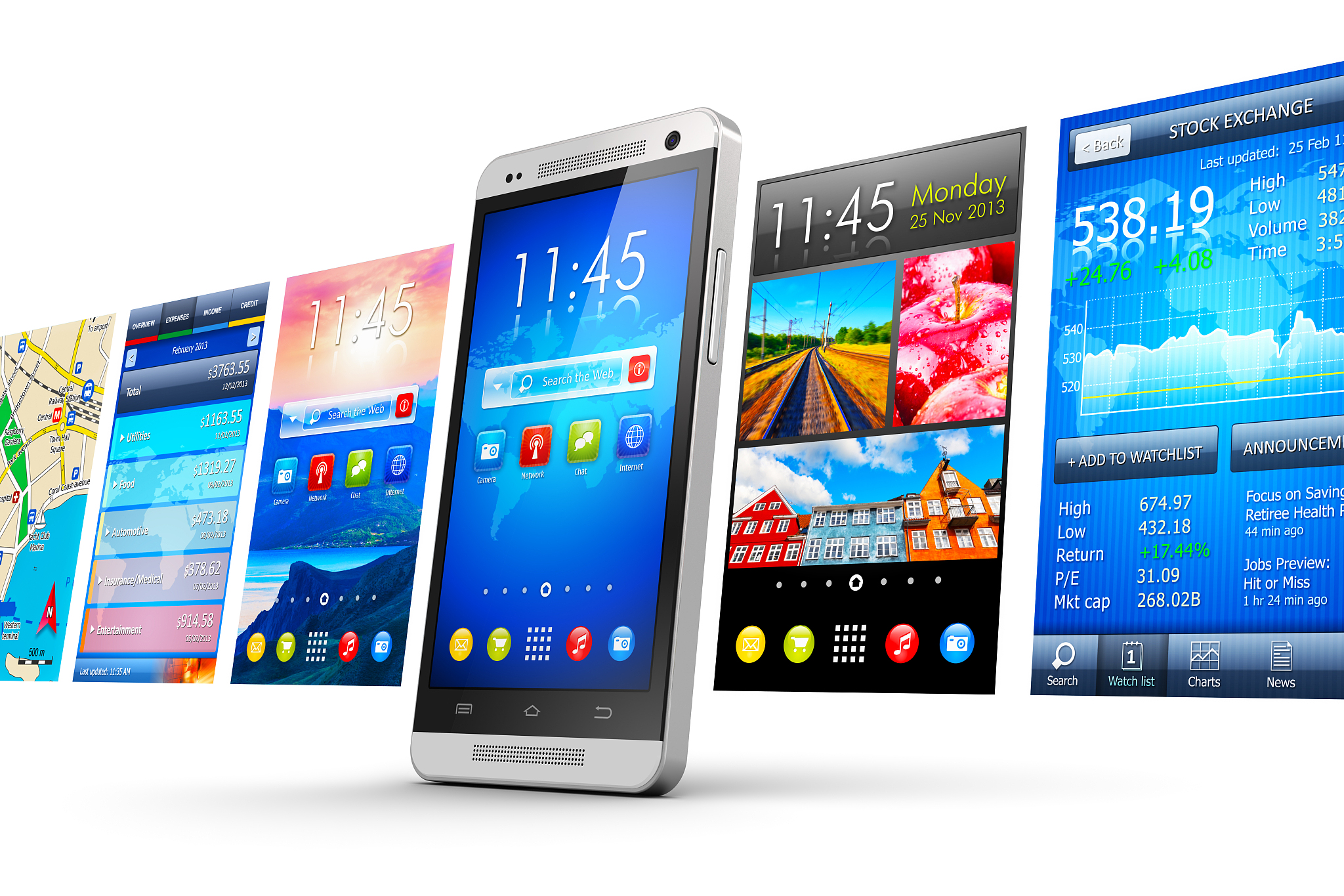mobile applications concept
