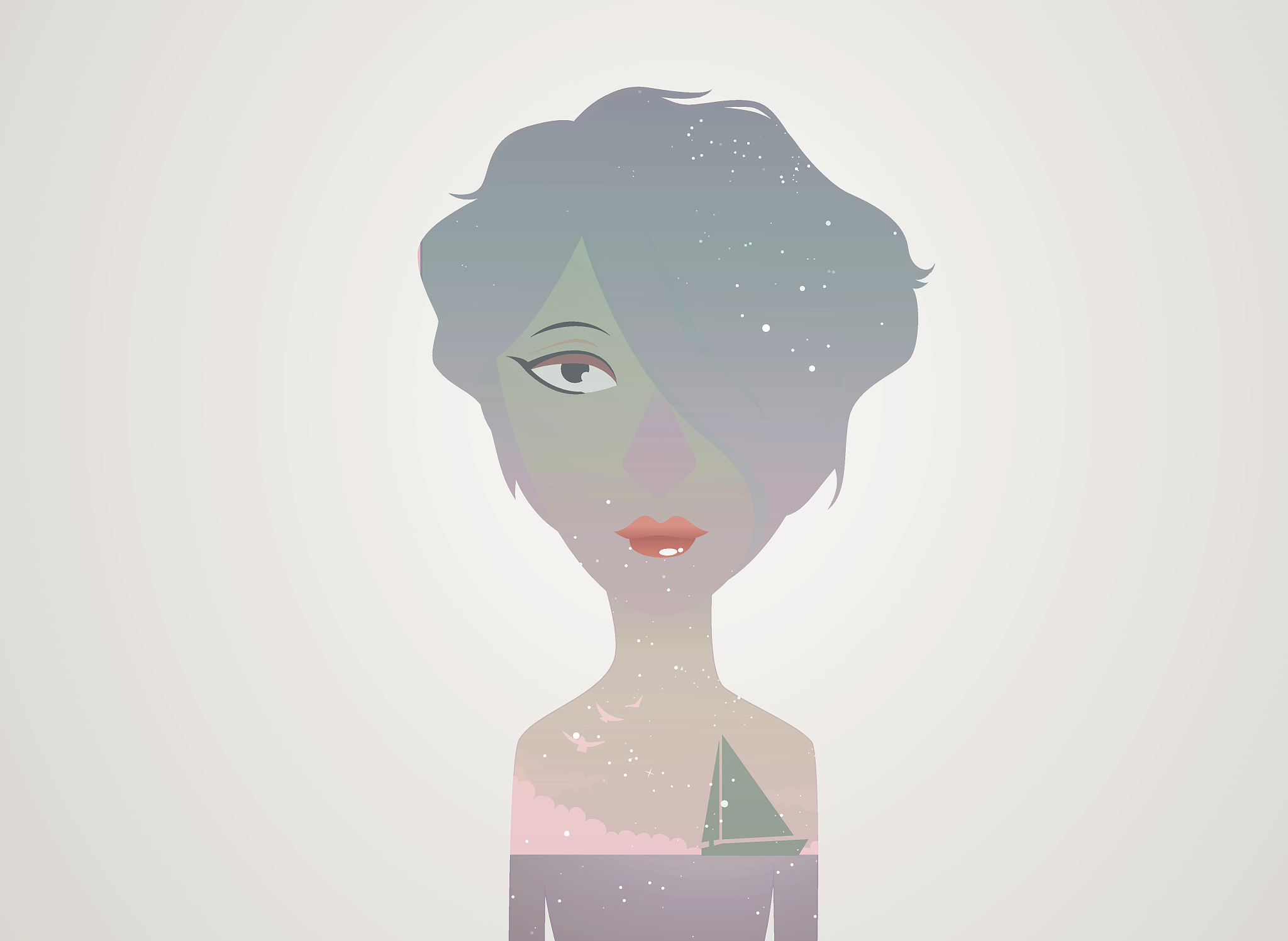 帮我找些御姐的ai绘画的提示词描述成一幅场景画面不下二十条