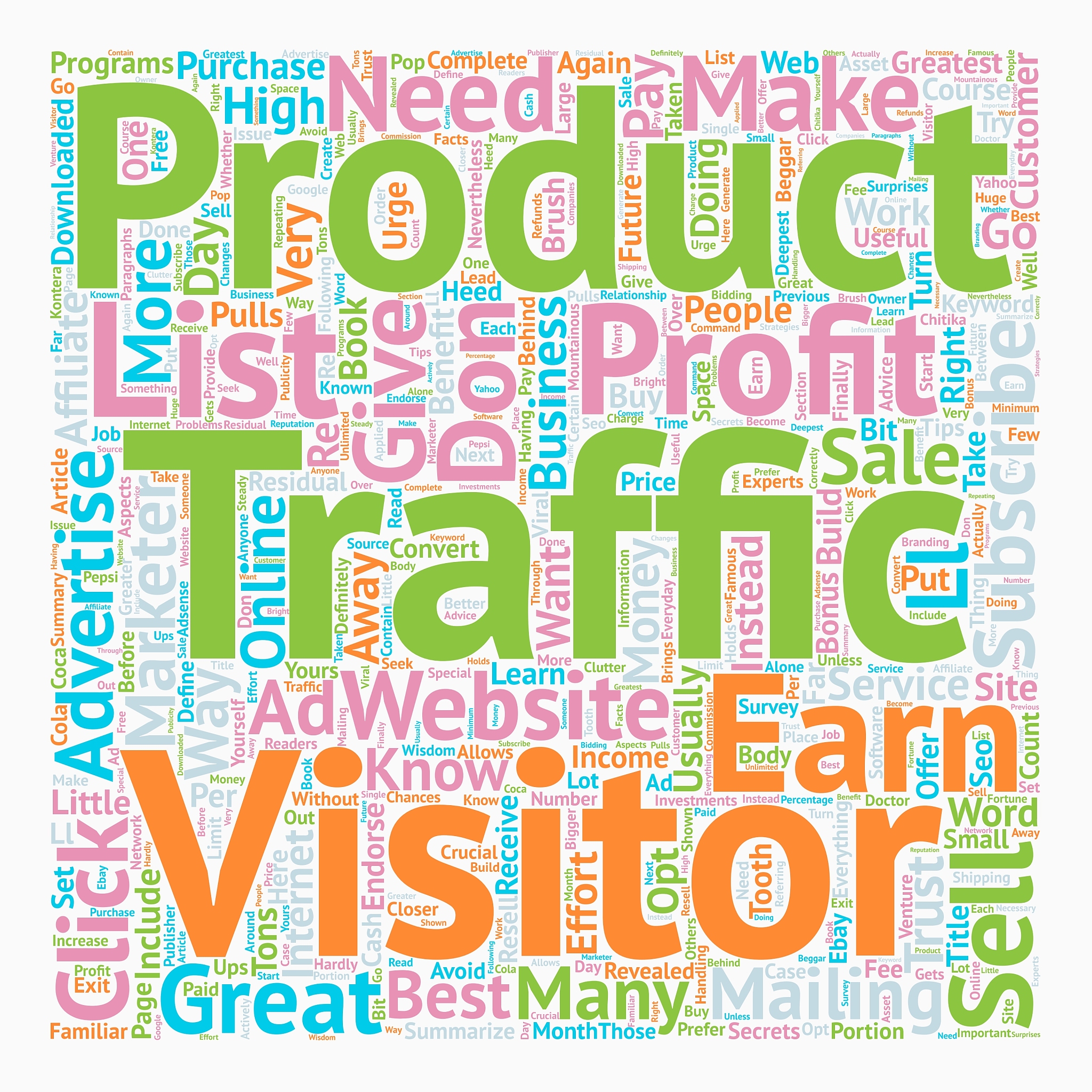 how to turn your traffic into greatest profit text